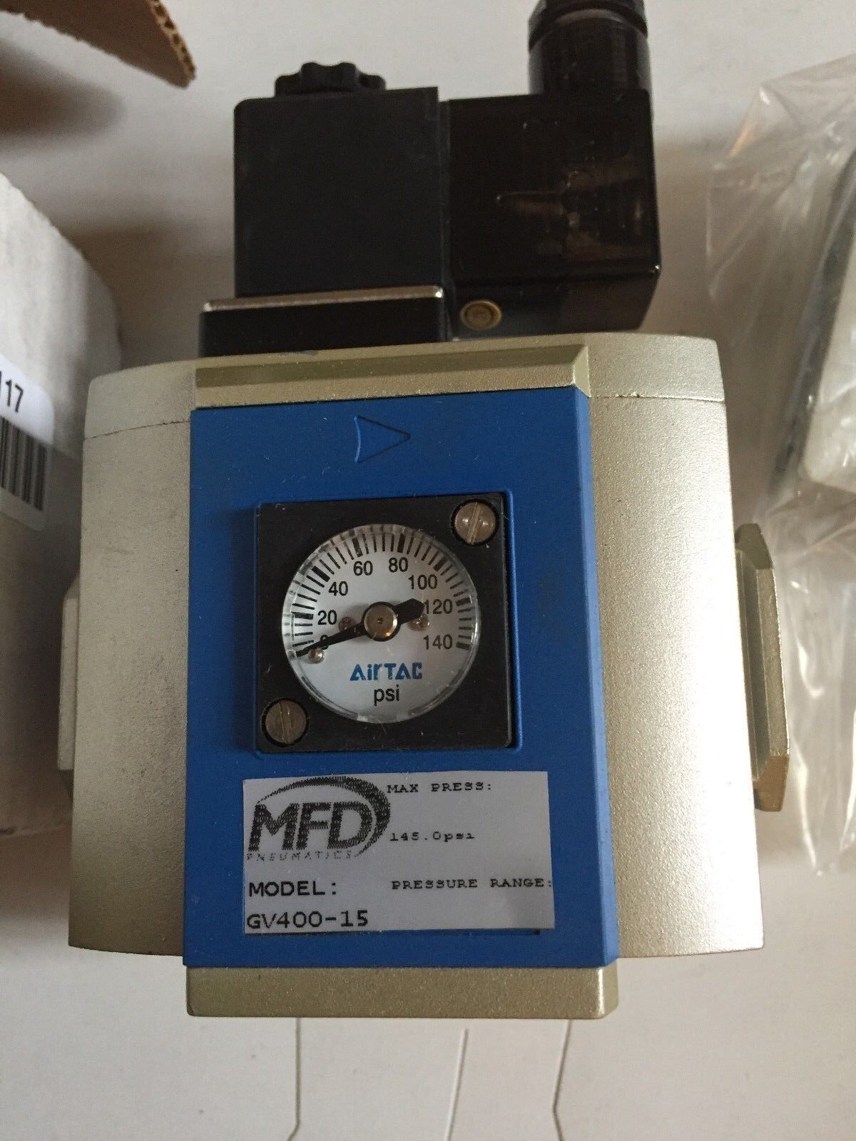 New Mfd Gv400-15, Mgv400-15-T-110Vac Soft Start Valve,1/2"Npt, 110V,Ee