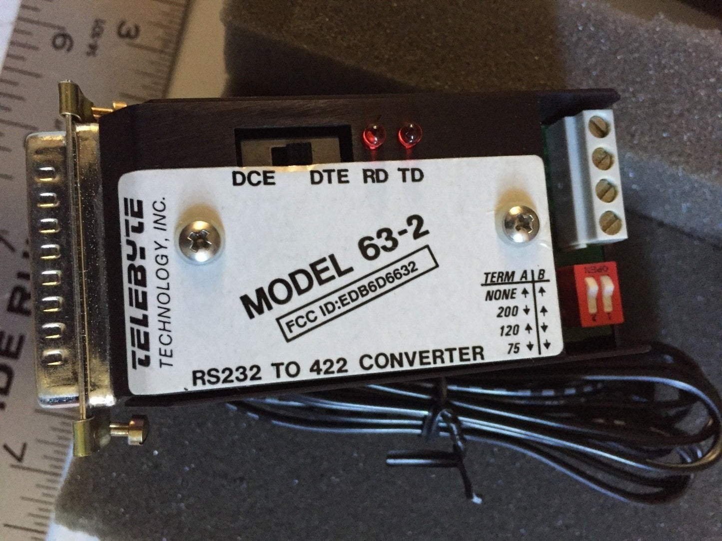 New Telebyte 63-2, 63-2S Rs232 To 422 Converters,Ct