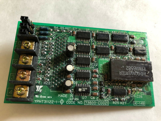 New Yaskawa Ypht31122-1-0 Analog Option Card 73600-C0021 Ai-14B,Ehb-00Mk03,Eh