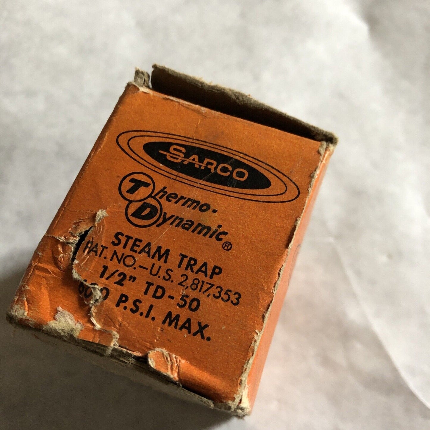 New 1/2" Spirax-Sarco 1/2 Td-50 Thermodynamic Steam Trap,B.M. 49326,Td50,Ay,Aa