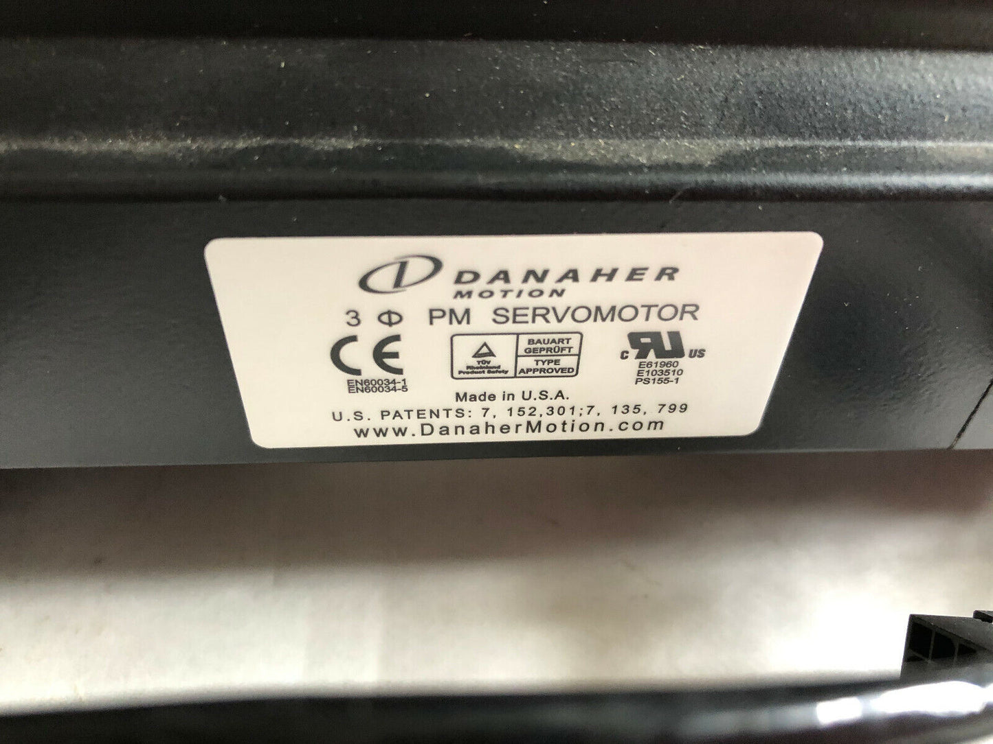 Danaher Akm24f-Enm2c-00 3-Ph Servo Motor,5.5:1 Ratio,023Plx0055-Xx-23N12,Ex