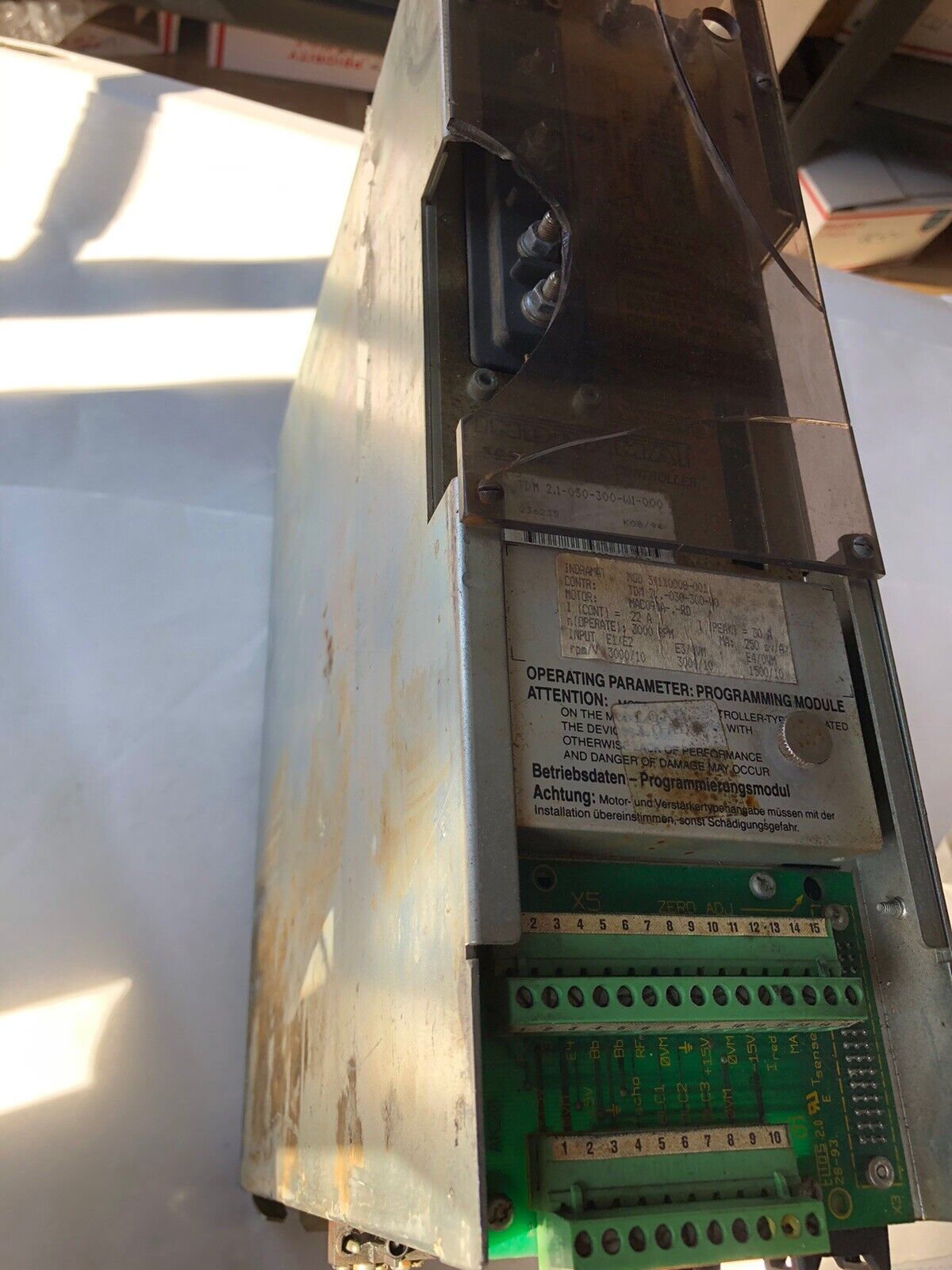 Indramat Tdm 2.1-030-300-W1-000 Bosch Drive 1500Rpm 30Amp 300Vdc,Az