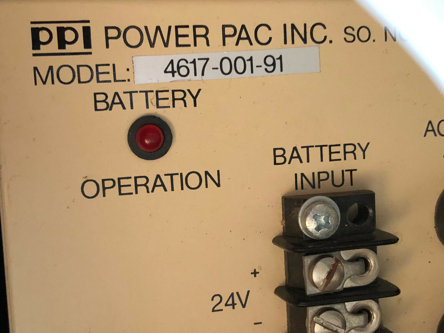 Power Pac  4617-001-91 Power Supply 24Vdc 6.5Amp Output,Walker Ps10a-Bb ,Ck