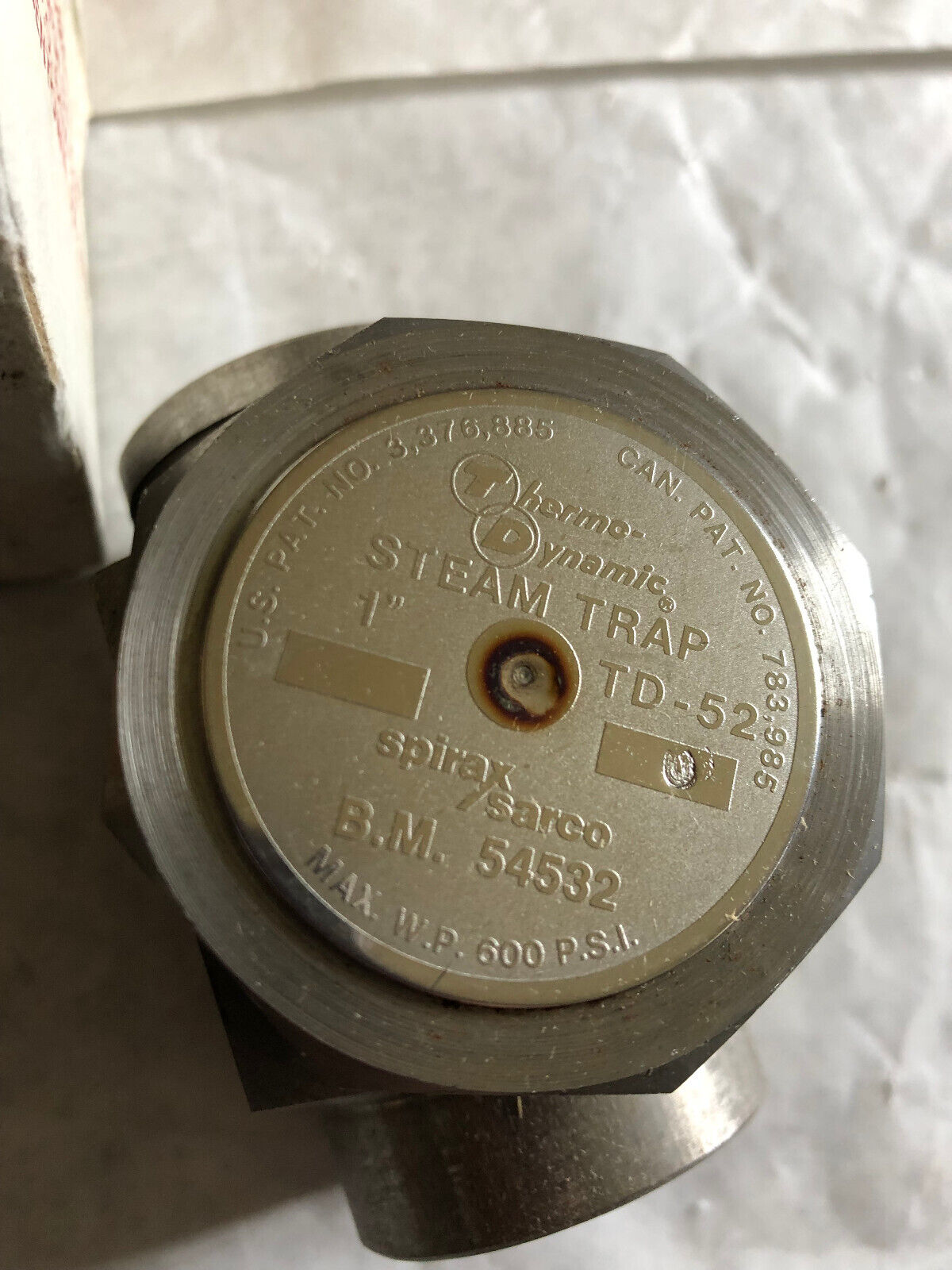 New 1” Td52,1" Spirax Sarco Td52,B.M. 54532 Thermo Dynamic Steam Trap,Td 52,Ed