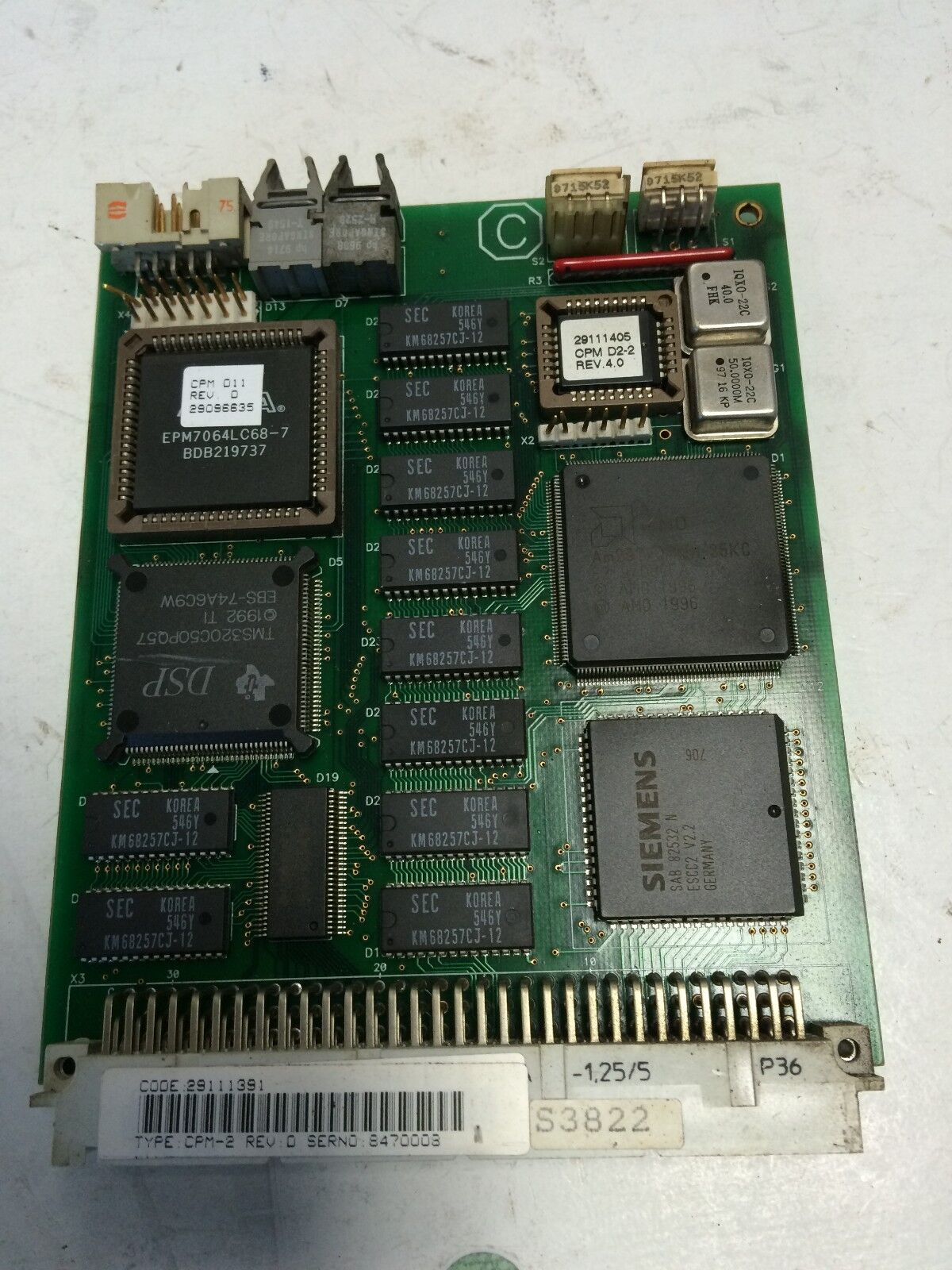 Abb Cpm-2 Rev,D  Rocessor 3Bfs 120 2909 2419,  29111391,Cf