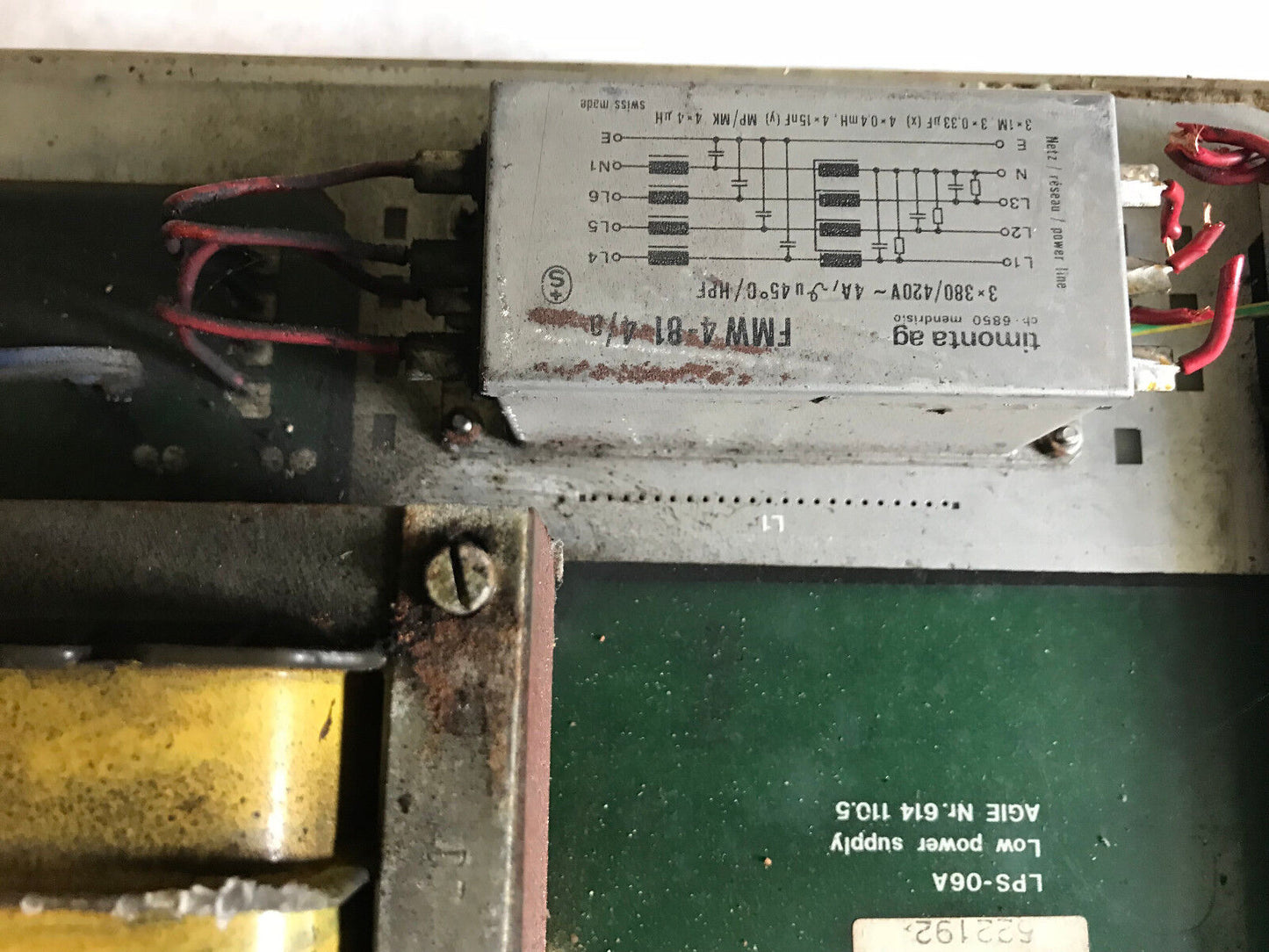 Agie Lps-06A, 614 110.5 Low Power Supply Pcb For Agiepuls Mm Edm Control ,Ta