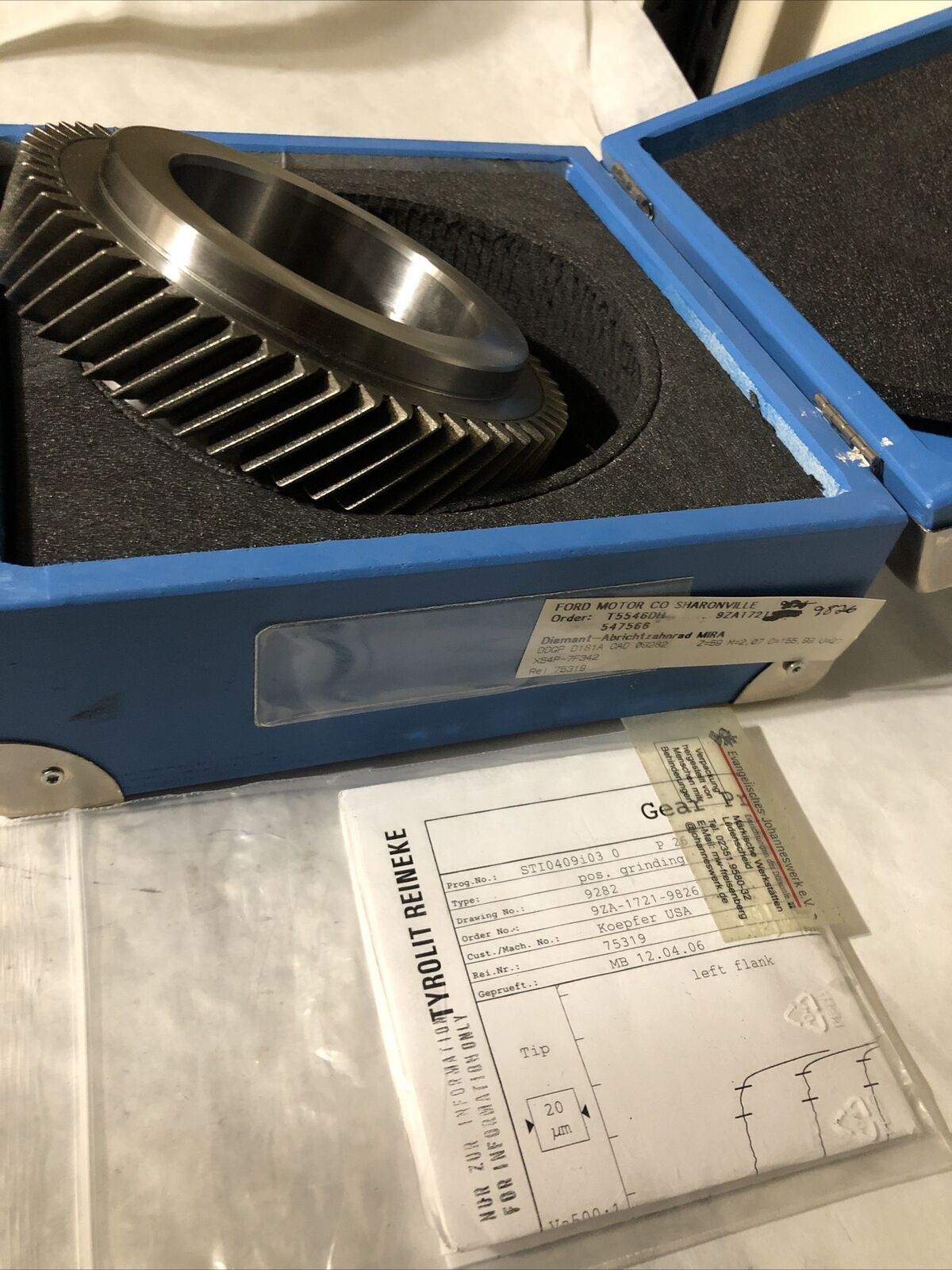 New Koepfer Xs4p-7F342 Diamond Master Dresser Hone,9Za-1721-9827,27Mm Ford,Bq