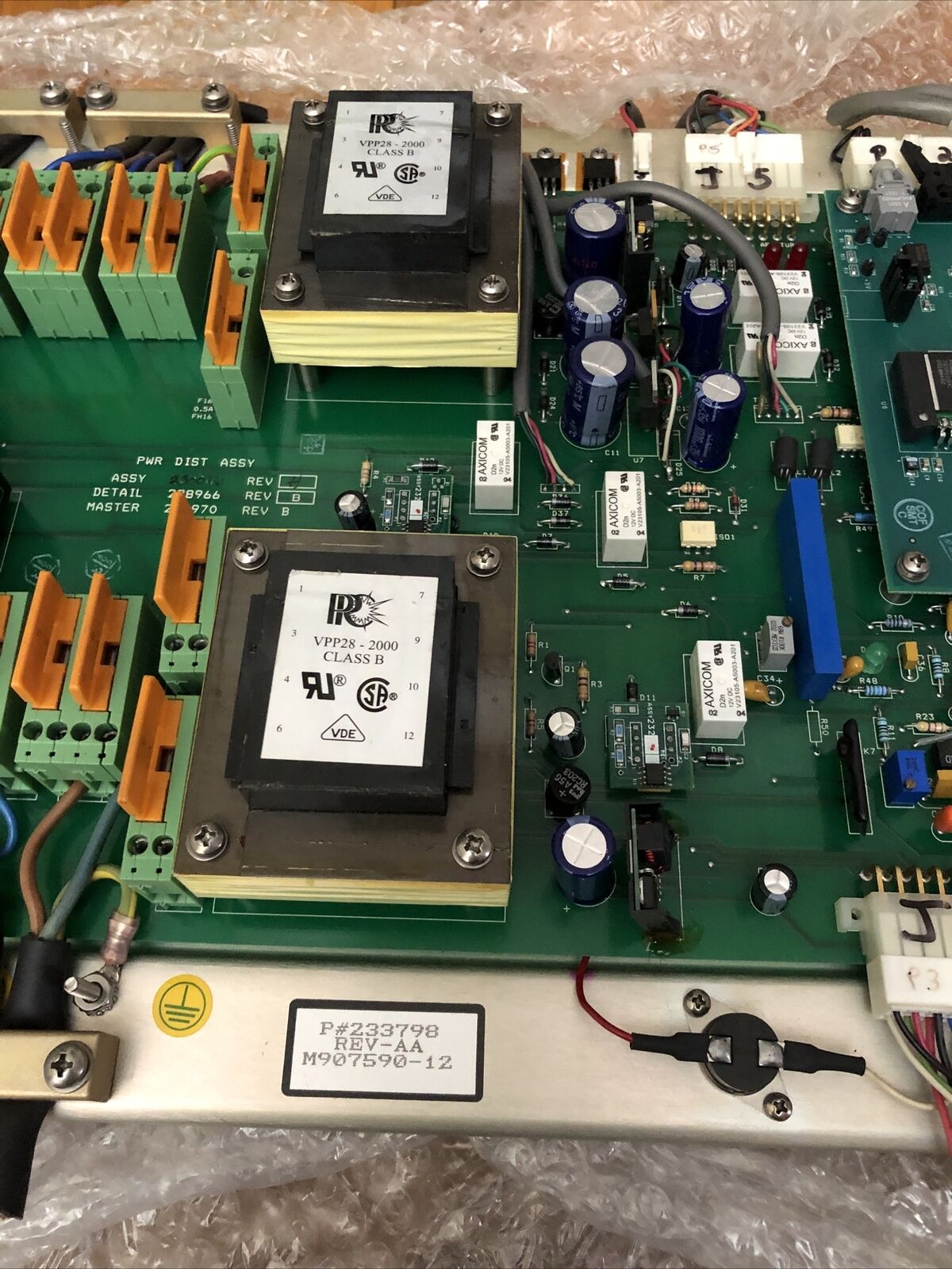 Cnc P#233798 Rev-Aa,Pwr Dist 233798,230016,228966,228970 Power,M907590-12,Cx
