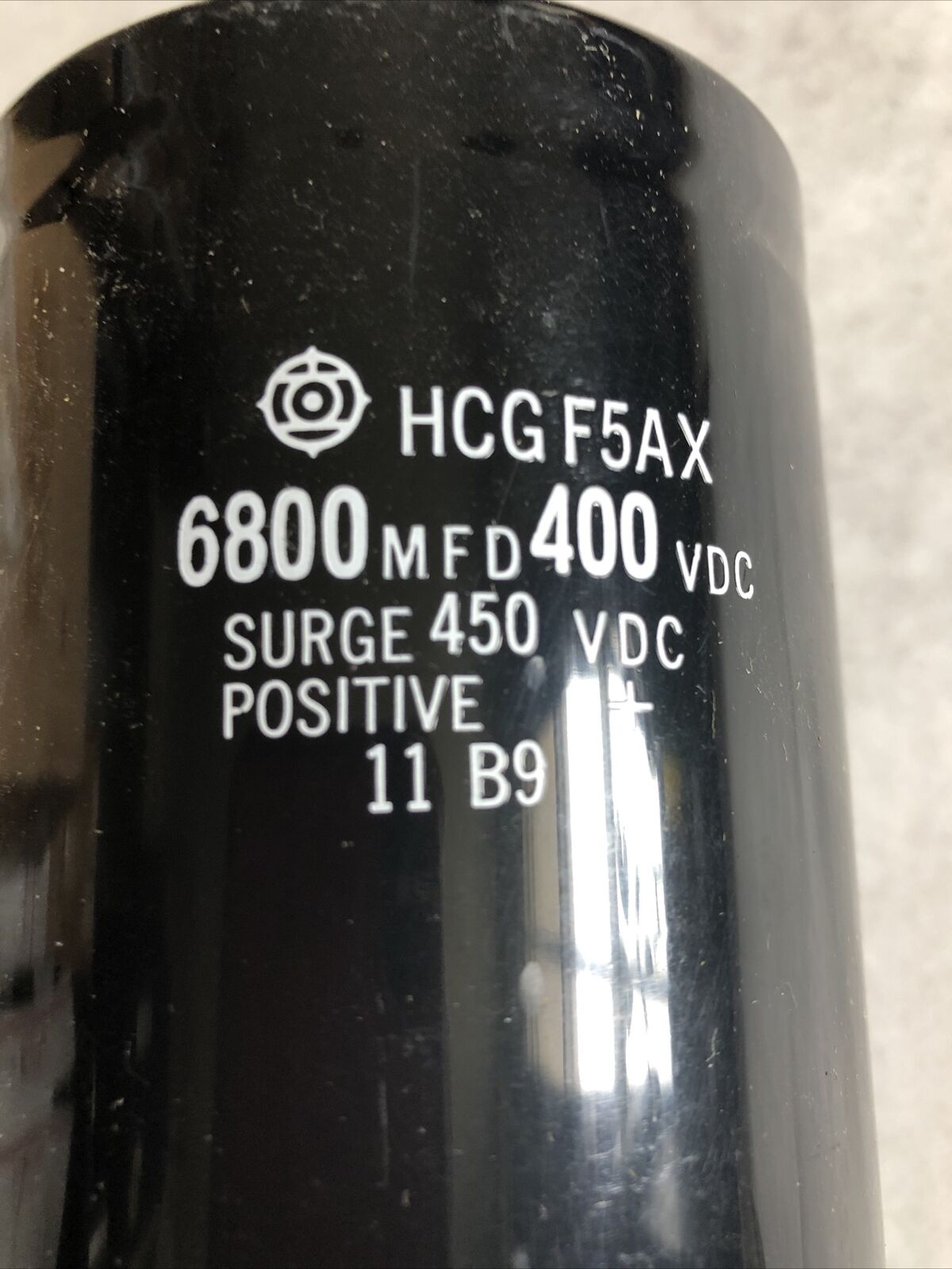 New General Electric Hcgf5ax,6800 Mfd 400 Vdc Capacitor Unit Hcgf5ax 2G822,Db