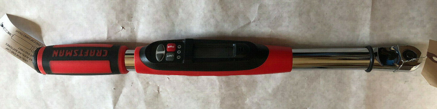 New Craftsman 47711 Digital Torque Wrench 10-100 Ft-Lbs,Battery Wrench,Ff