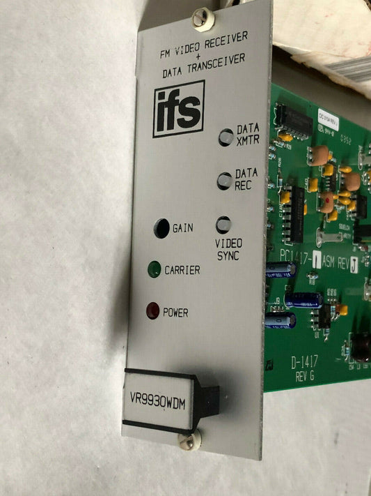 New Ifs Vr9930-Wdm,D-1417,Ge Security Fm Video Transmitter Pc1417-1Asm,Fc
