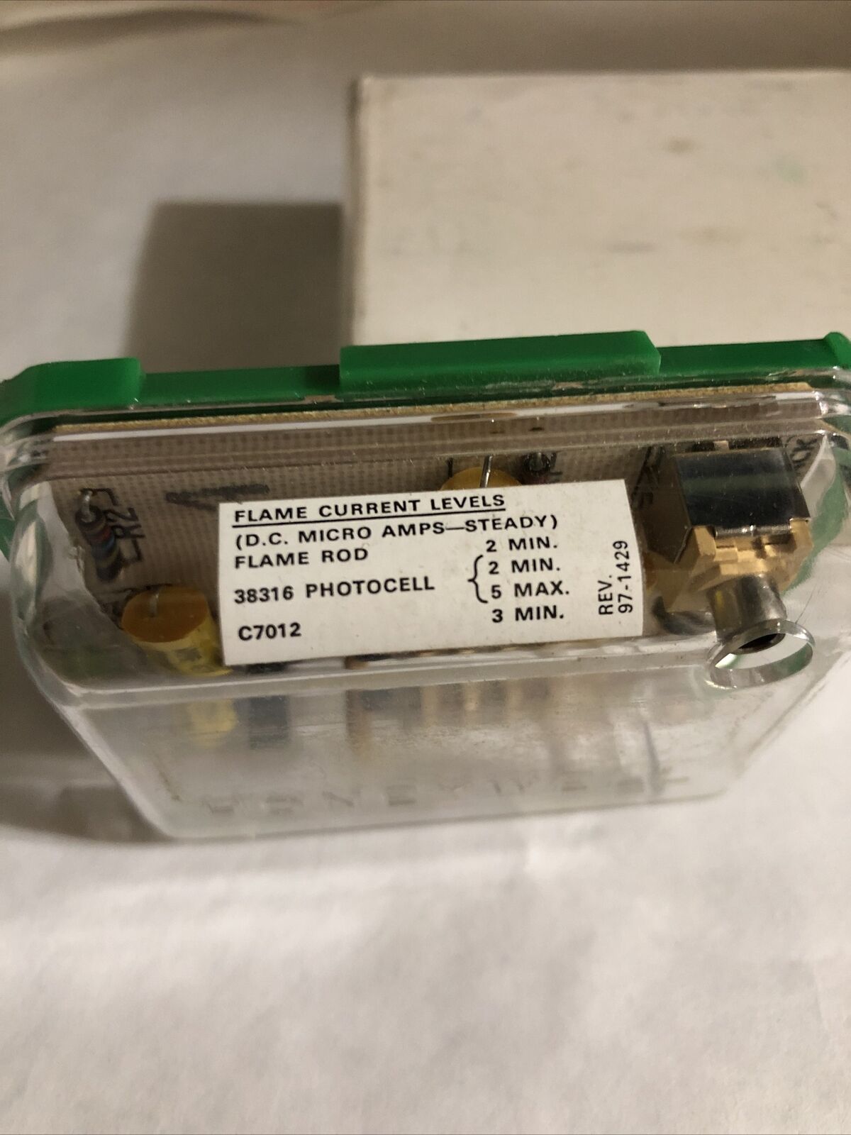 New Honeywell Burner Control  R7289a 1004 Rectification Amplifier,Te