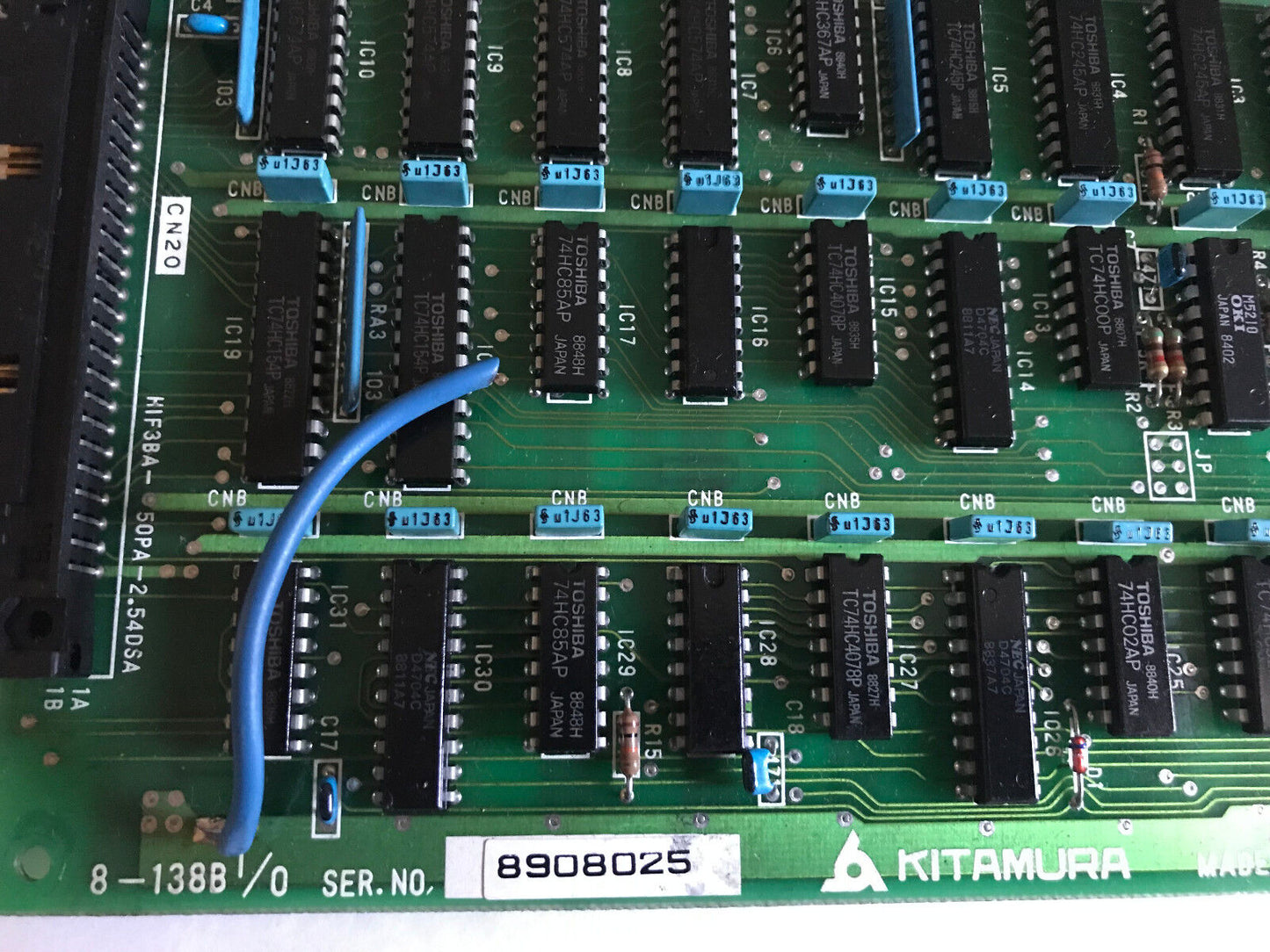 Kitamura Vmc 8-138B I/O,Kitamura 8-138B, 0202 Plc Control Circuit Board,Su