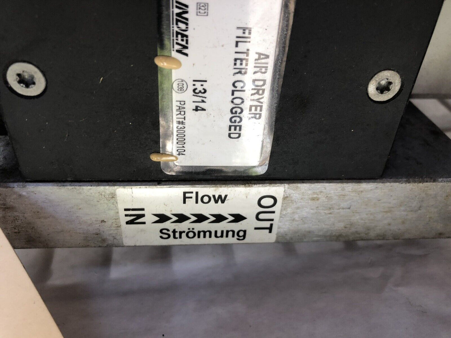 Donaldson Ultrapac 2000 Heatless Desiccant Dryer Ultrafilter 30000104,623-15F,Dk