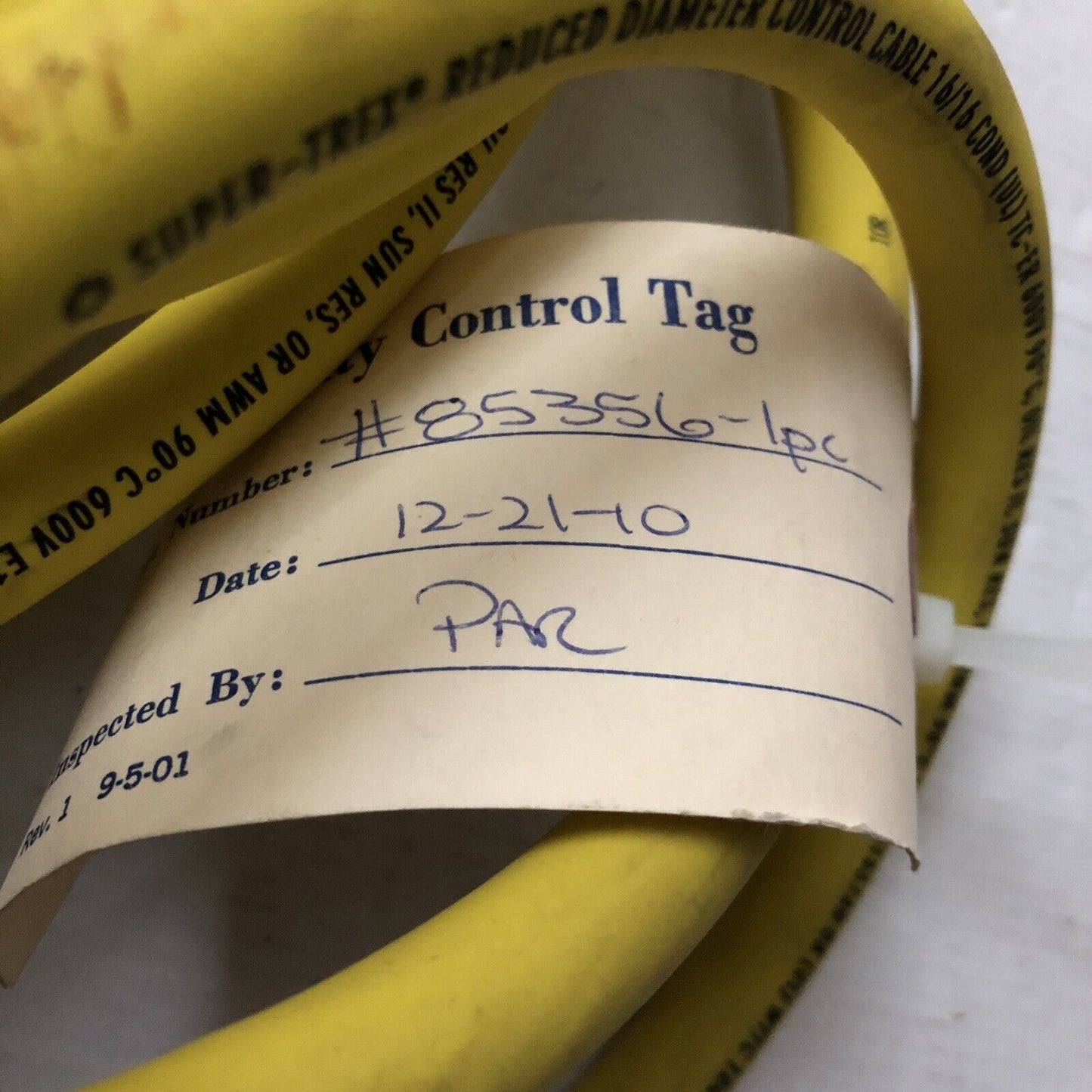 Super-Trex 85356,85356-1Pc Reduced Diameter Control Cable,E331319,Ll702723,Cv