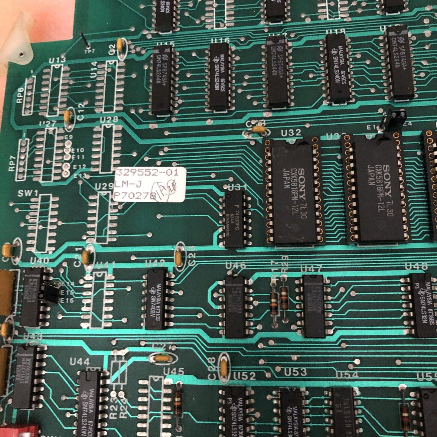 Forney 329552-01 Rev.F,Ecs-A119-01,D-329551-01,32955201 Pcb Board,Eb,Cw,Cr