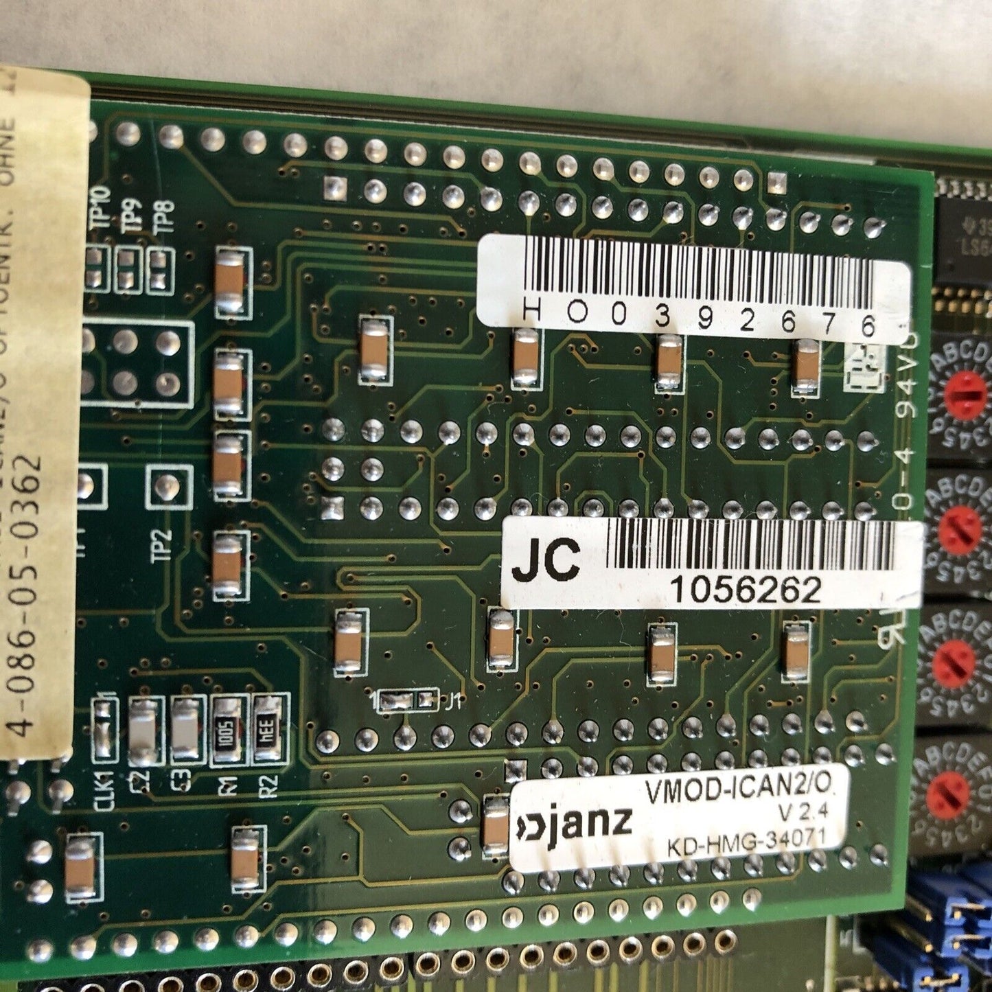 Homatic Vmod-Io,Vme-Series,4-086-05-0330,4-086-05-0362,Vmod-I0,Vmod-Ican2/0,Ea