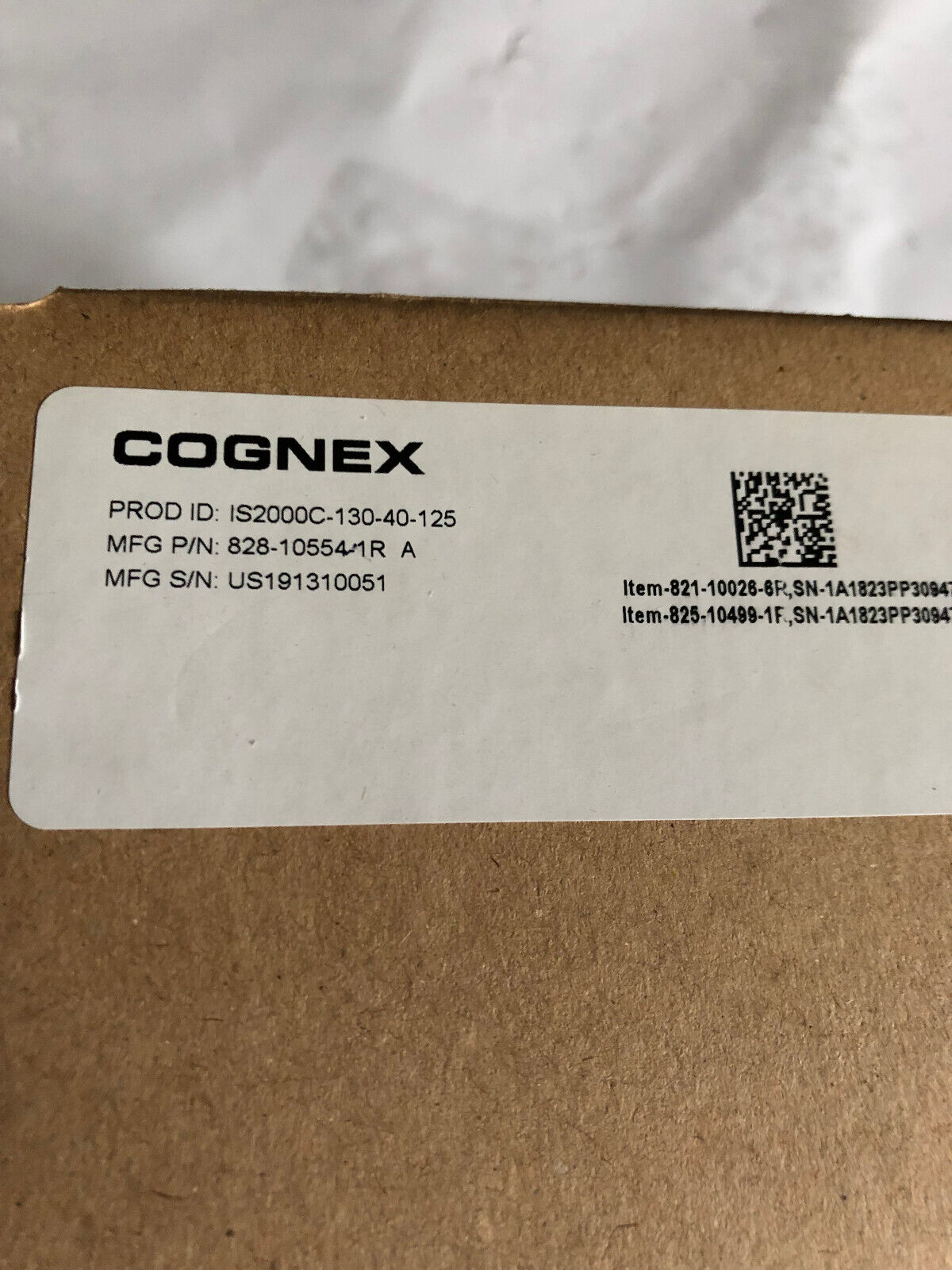 New Cognex Is2000c-130-40-125 In-Sight Vision Sensor Camera 825-10499-1R 01,Eb