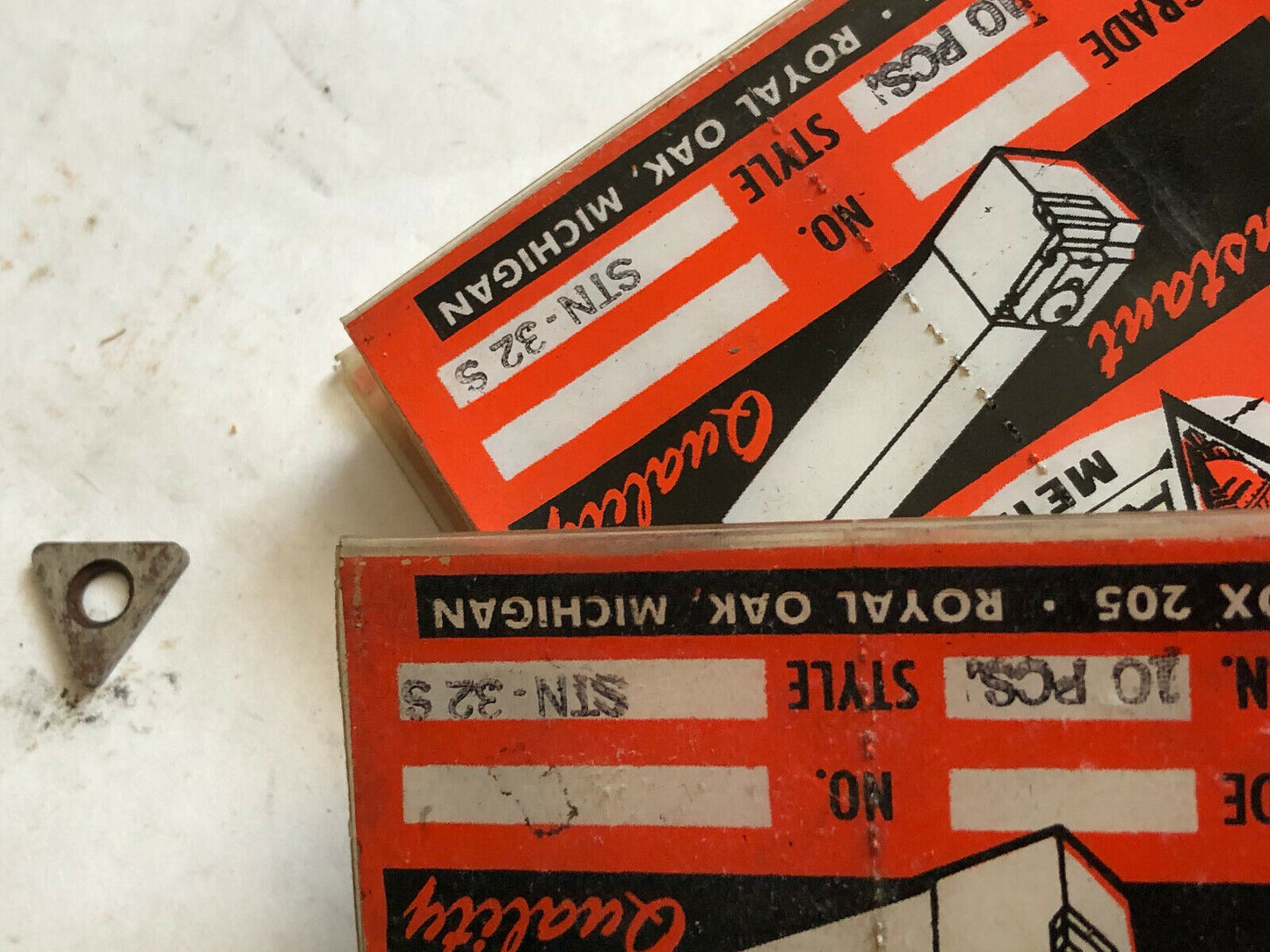 New Lot 50 Valenite Stn-32S Carbide Inserts,Valenite Stn-32,Tl