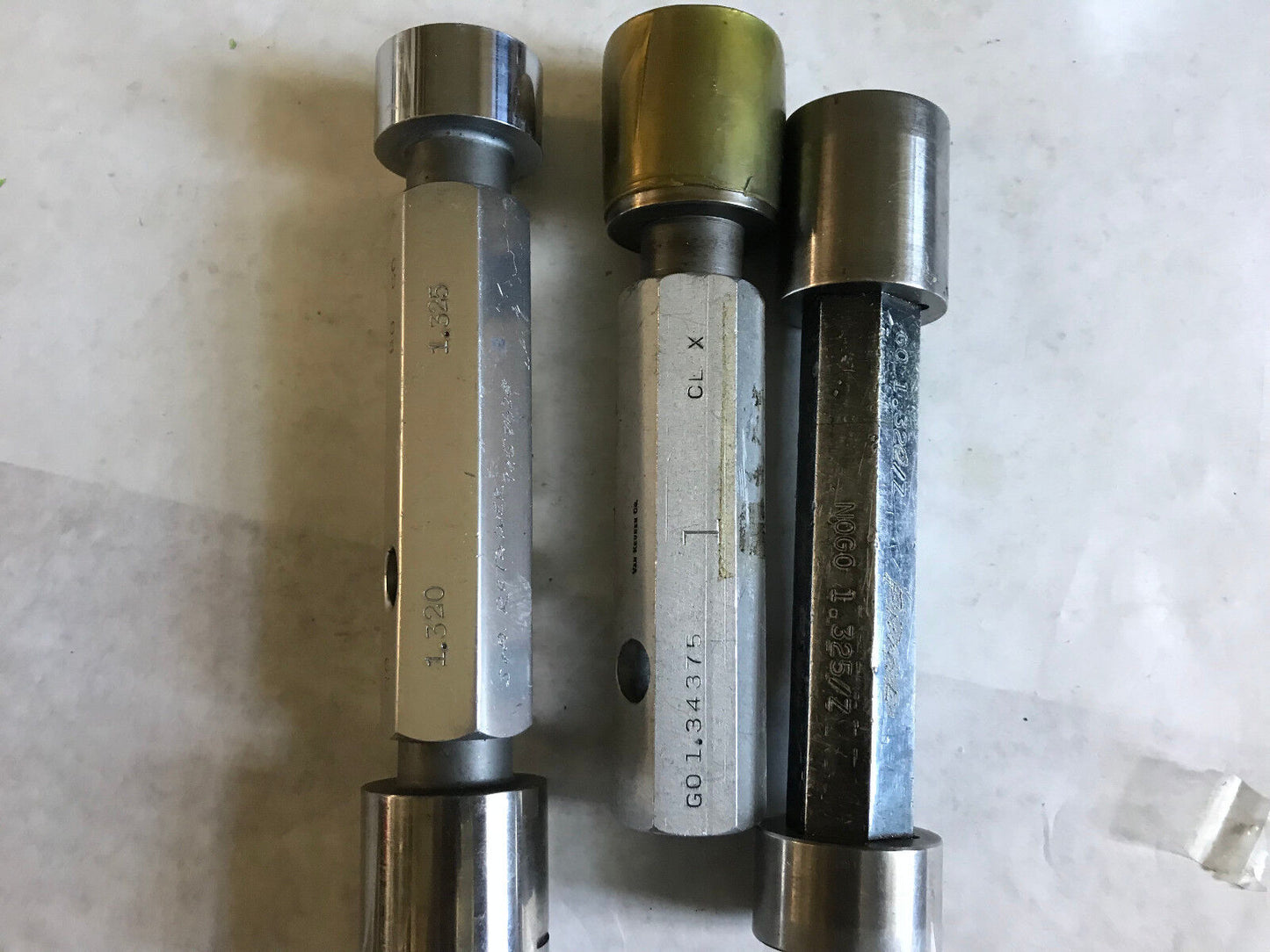 Lot Plug Gage Go Nogo Van Keuren .1.320,1.325,1.322,1.325,1.34375,Es