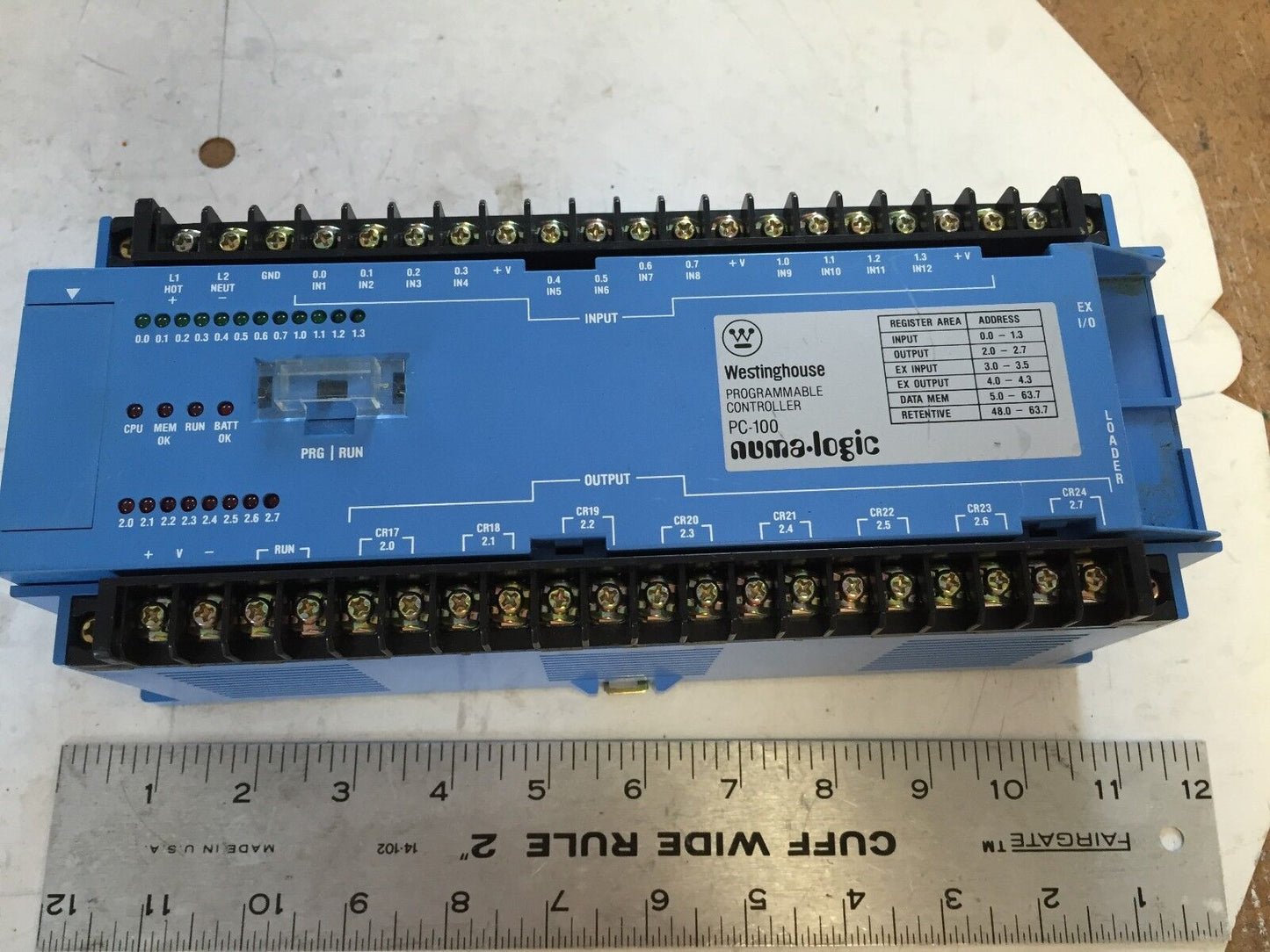 Westinghouse Pc-100-102 Programmable Controller,Pc-100 Numa-Logic,Sa