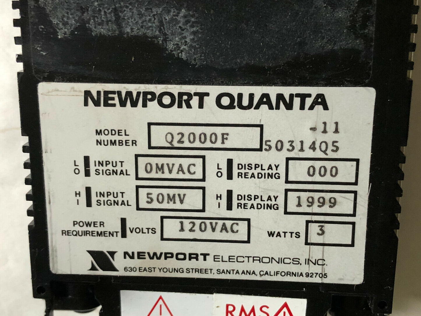Newport Quanta Q2000f Display,Sa