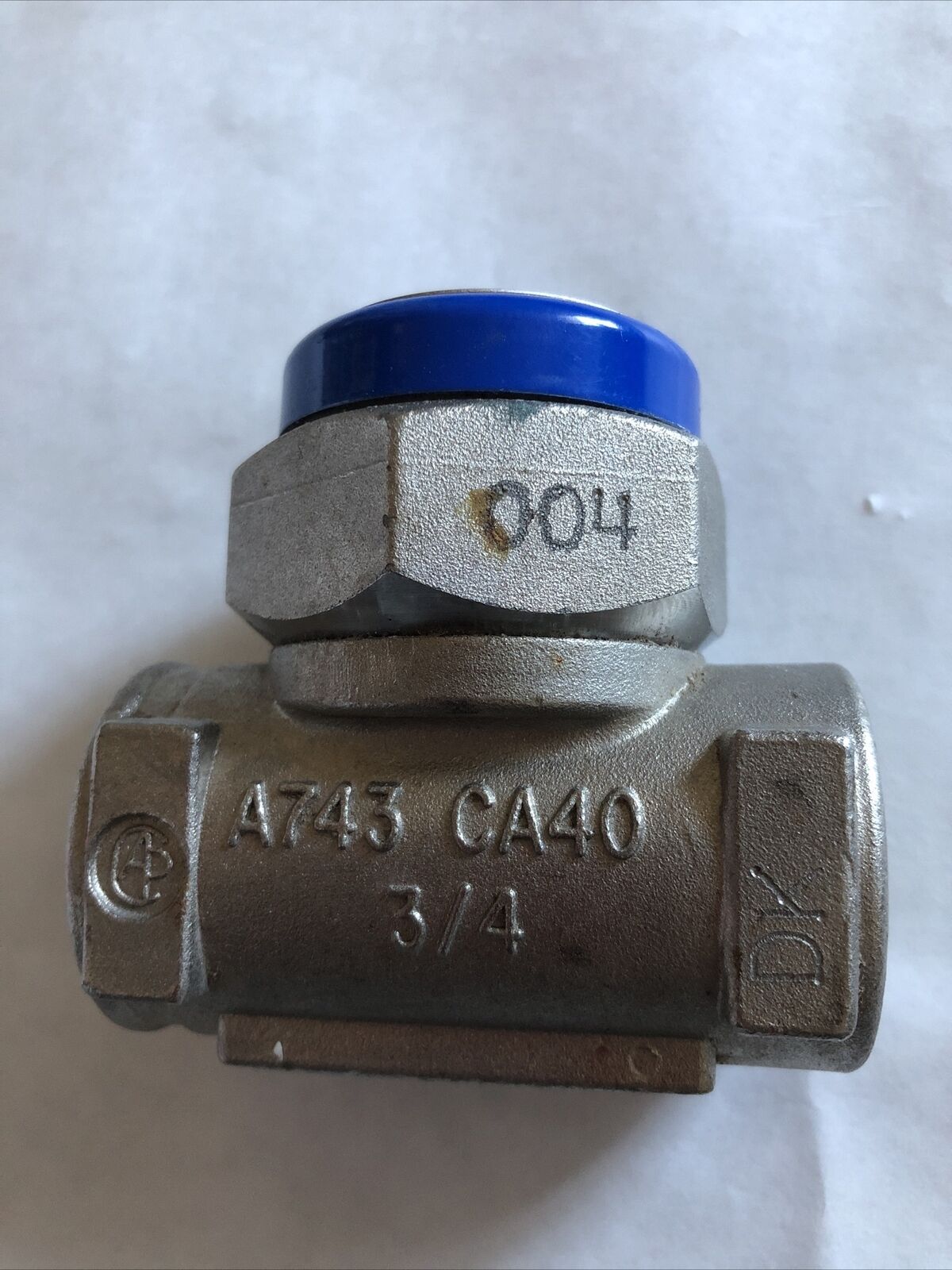 New 3/4 Spirax-Sarco Td52 Thermodynamic Steam Trap Cool Blue A743,Ca40,Eb,Am,Aa