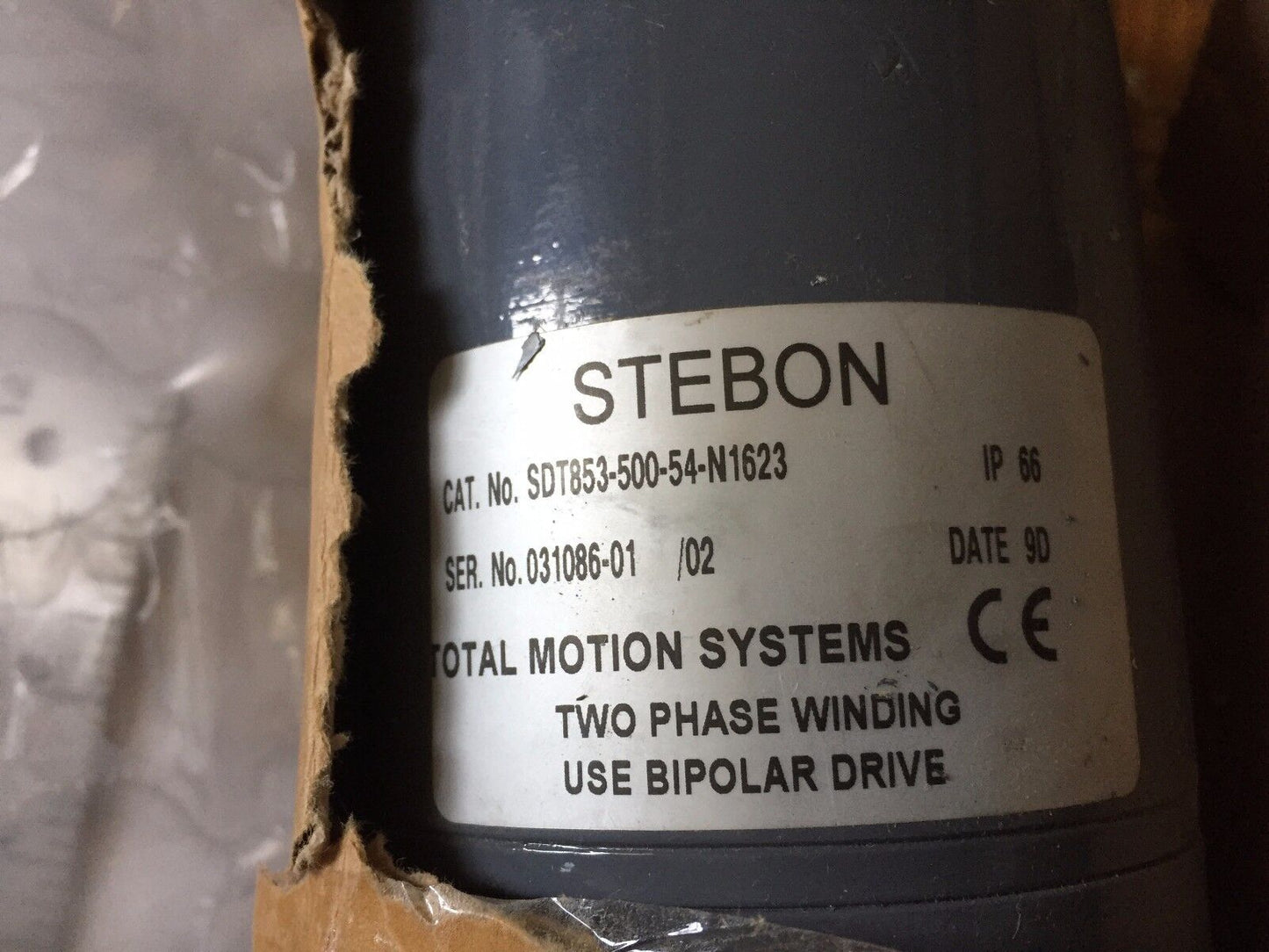 New Stebon Sdt853-500-54-N1623 Total Motion Systems Motor Stepper Dc,Bx