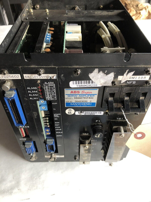 Sanyo Denki 68Aa075vfr00 Abs Super Servo Amplifier Prs-1873D,Ra11d25602,Cp