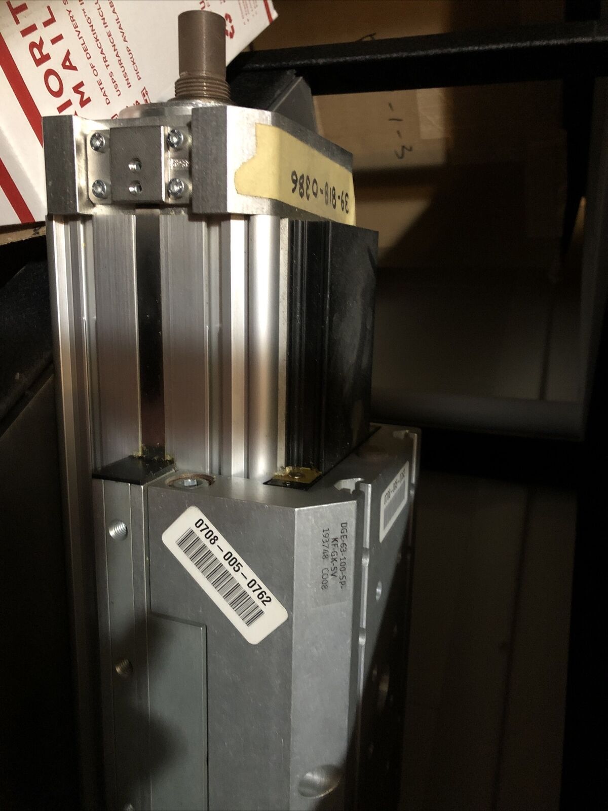 New Festo Dge-63-100-Sp-Kf-Gk-Sv Linear Actuator,193748 Co08, 39-818-0386,Bu