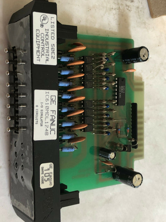 New Ge Fanuc Ic610mdl124b I/O Simulator 8 Inputs Ic610mdl124,1C610mdl124b ,Hj