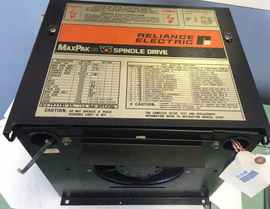 Reliance Electric 103782-32,Reliance Electric Maxpak Plus Vs Spindle Drive,Cv
