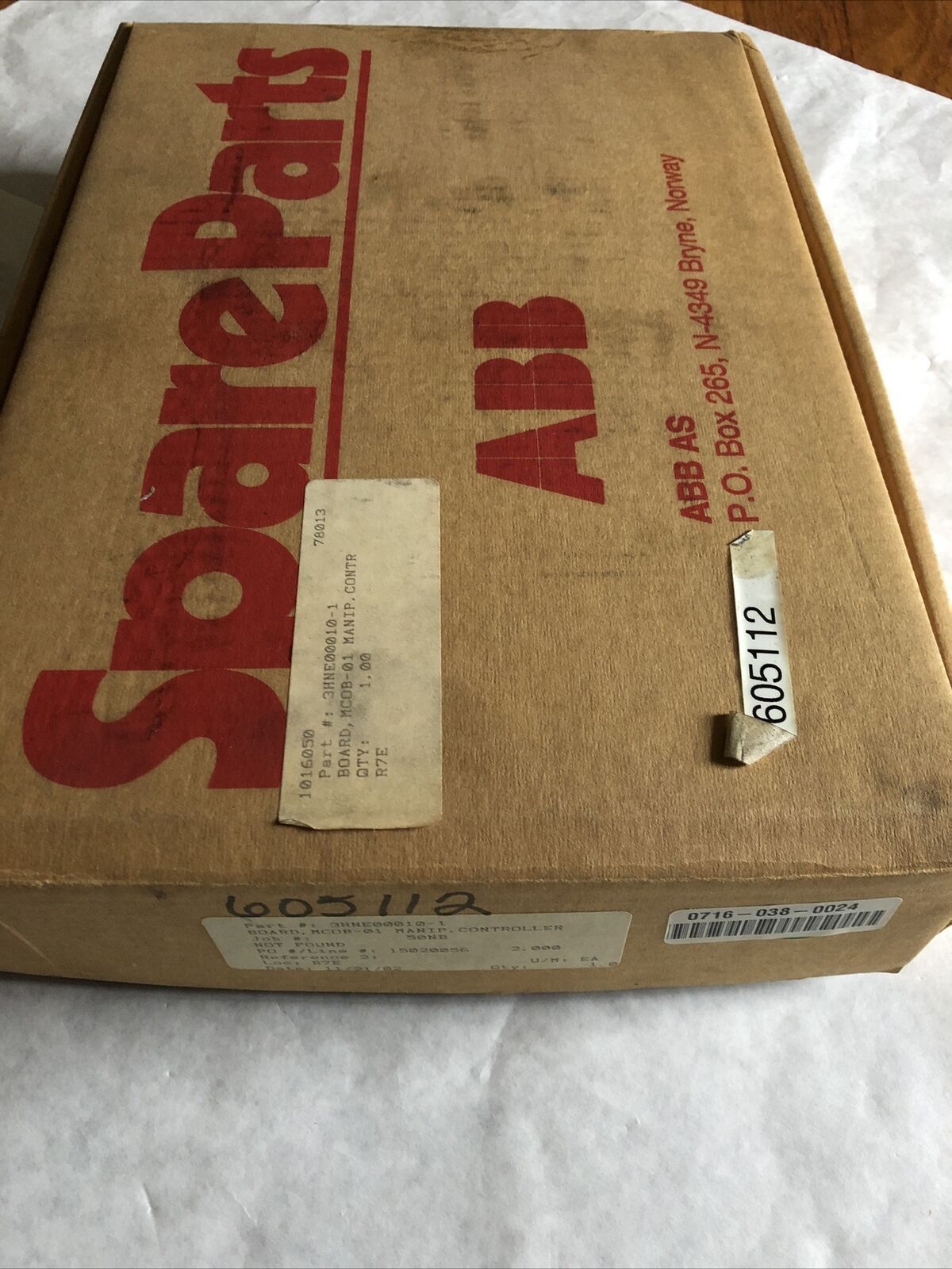 New Abb 3Hne 00010-1/08,3Hne 00012-1 Main Controller Board,Cx