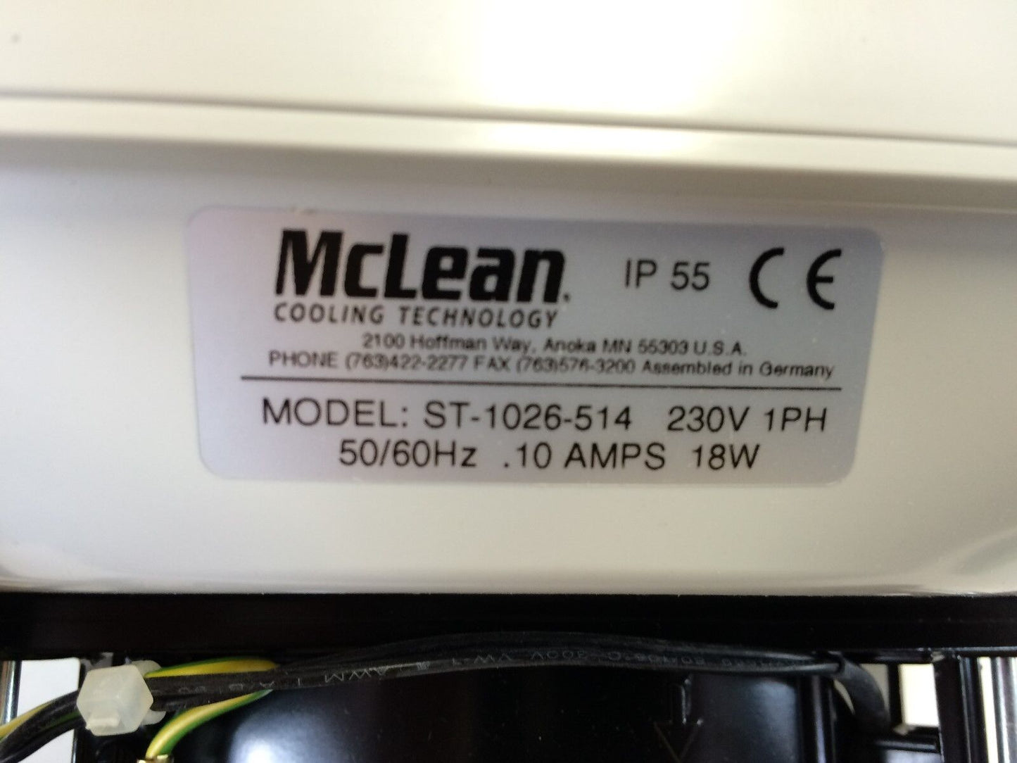 New Apw Mclean Ip55 Thin 10" Filter Fan 230V 1Ph 7035,Hoffman St-1026-514,Fj