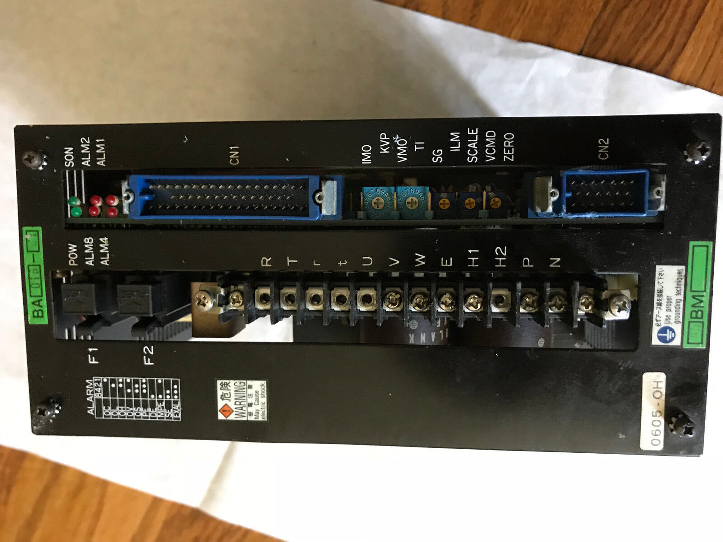 Sanyo Denki 65Ba015vxk61,Ba015-01 Servo Amplifier. Prs-1874D,Ee
