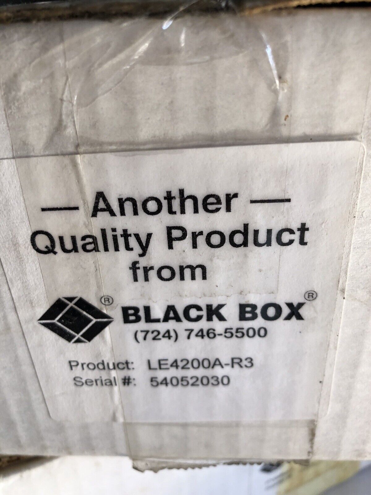 New Black Box Le4200a-R3 Workgroup Repeater Bnc/Bnc,Em
