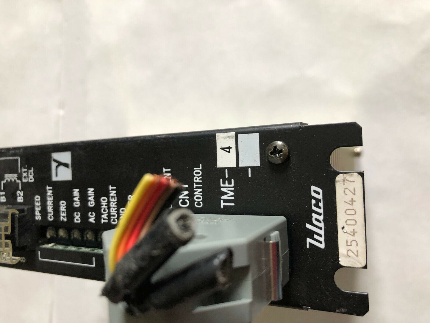 Waco Giken Servo Drive Tme-4,Dc Hi Servo Tb1,25400427,2540051,Si
