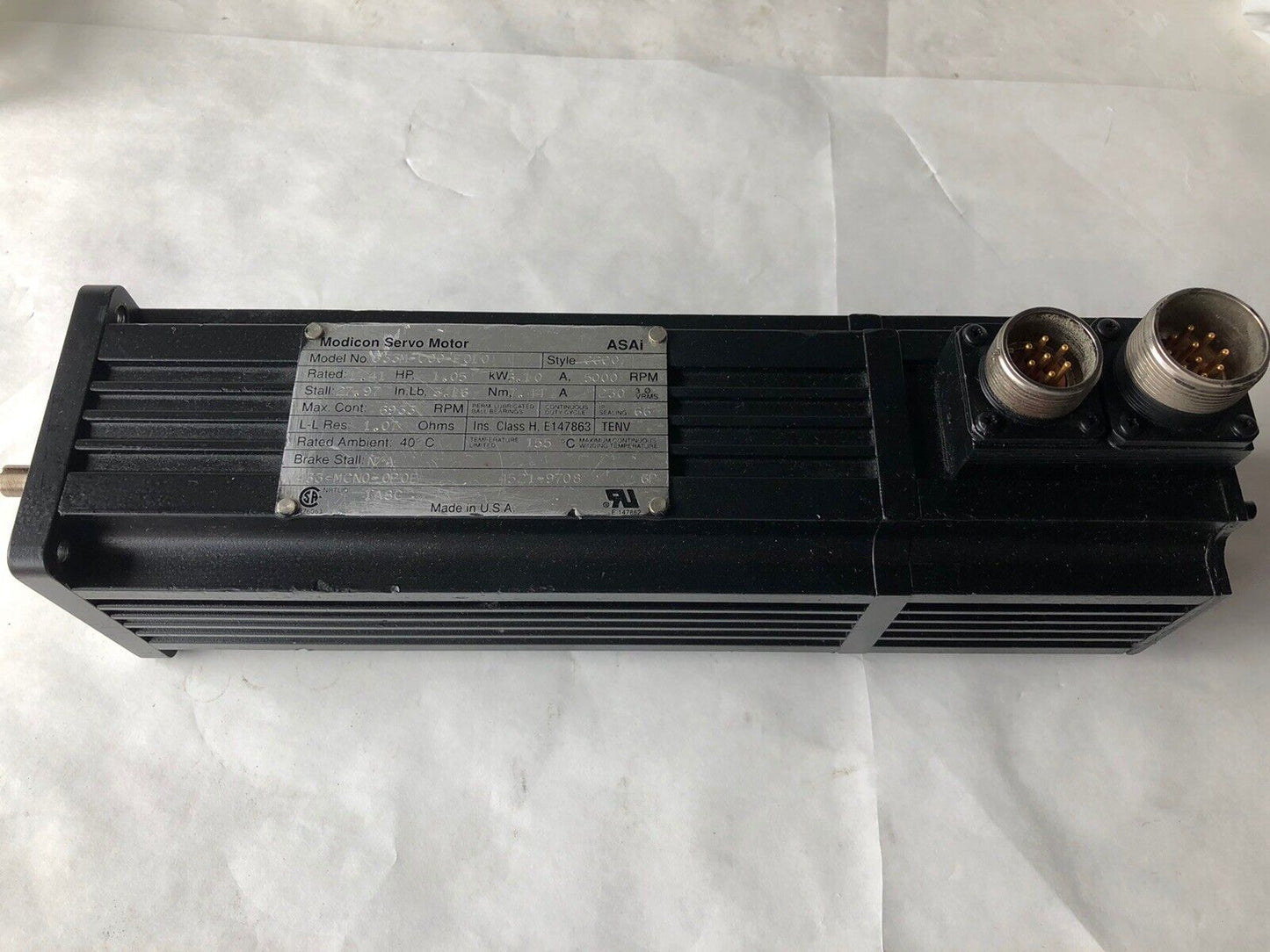 Modicon S33m-C00-F010 Ac Servo Motor Robotics 533M-C00-F010  Cgc07,E147863,Ef