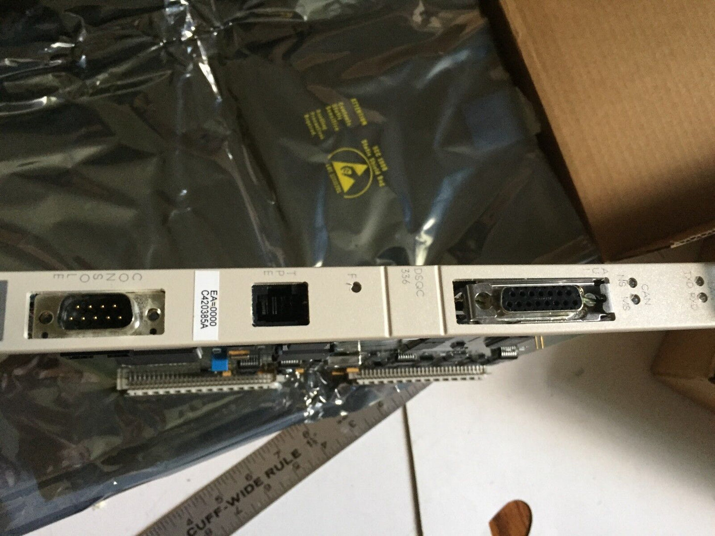 New Abb 3Hne 00001-1/08, Dsqc 336,Ea=0000,C420385a Ethernet Board,Cs