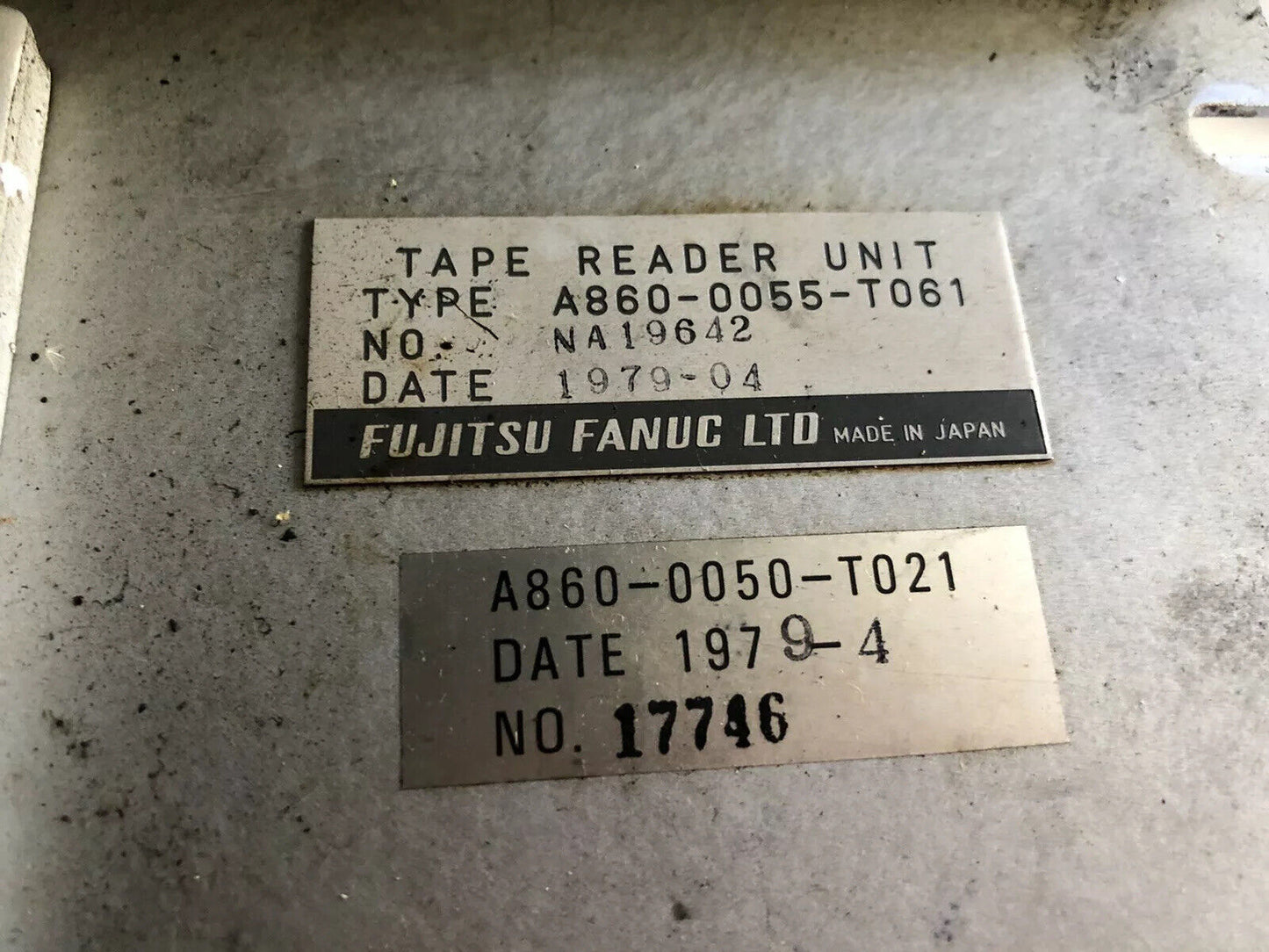Fujitsu Fanuc A860-0055-T061 Tape Reader Unit, Cnc ,Tf