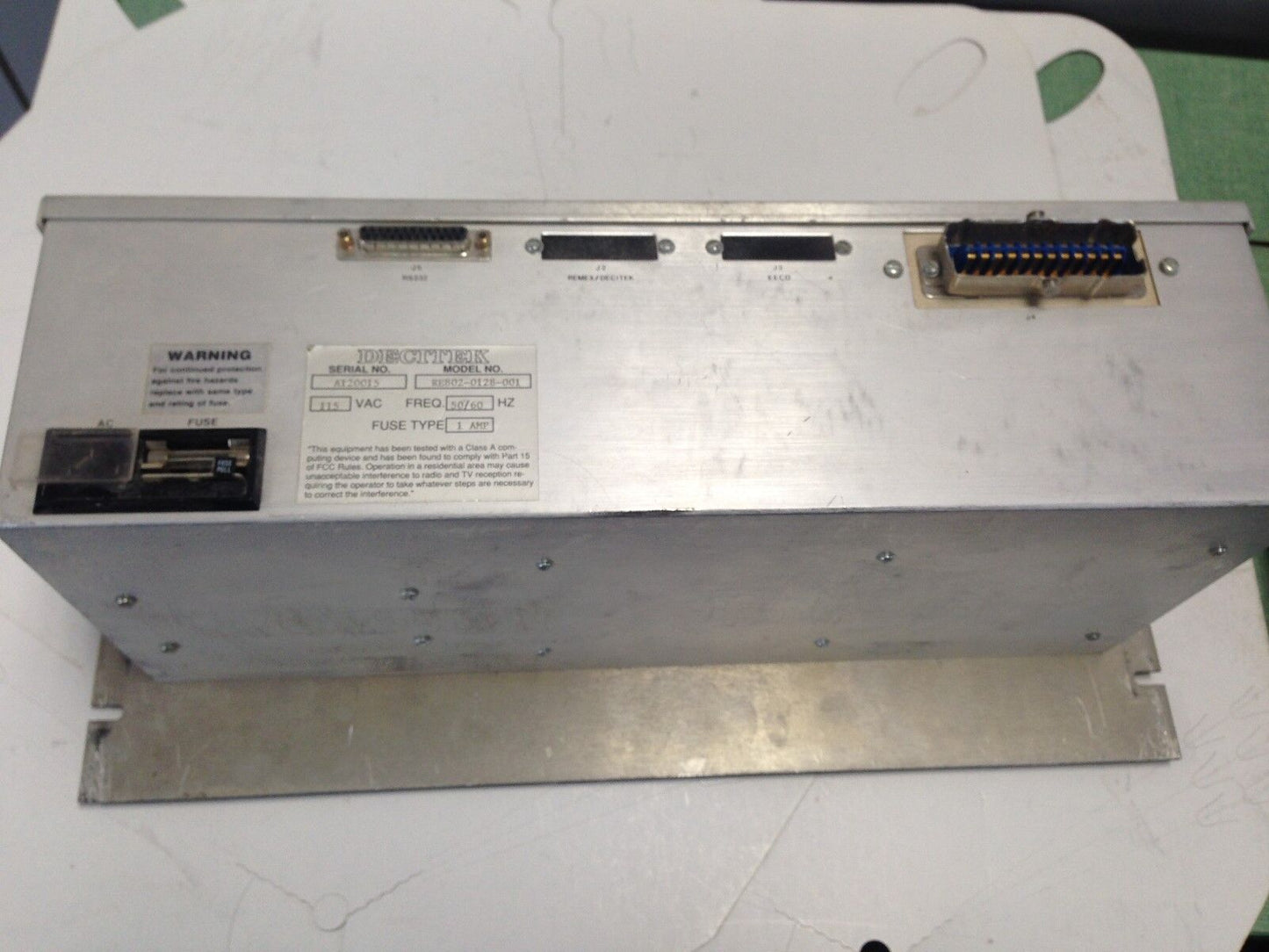 Decitek Re-800 Cnc Tape Reader Replacement Re802-0128-001,Dh