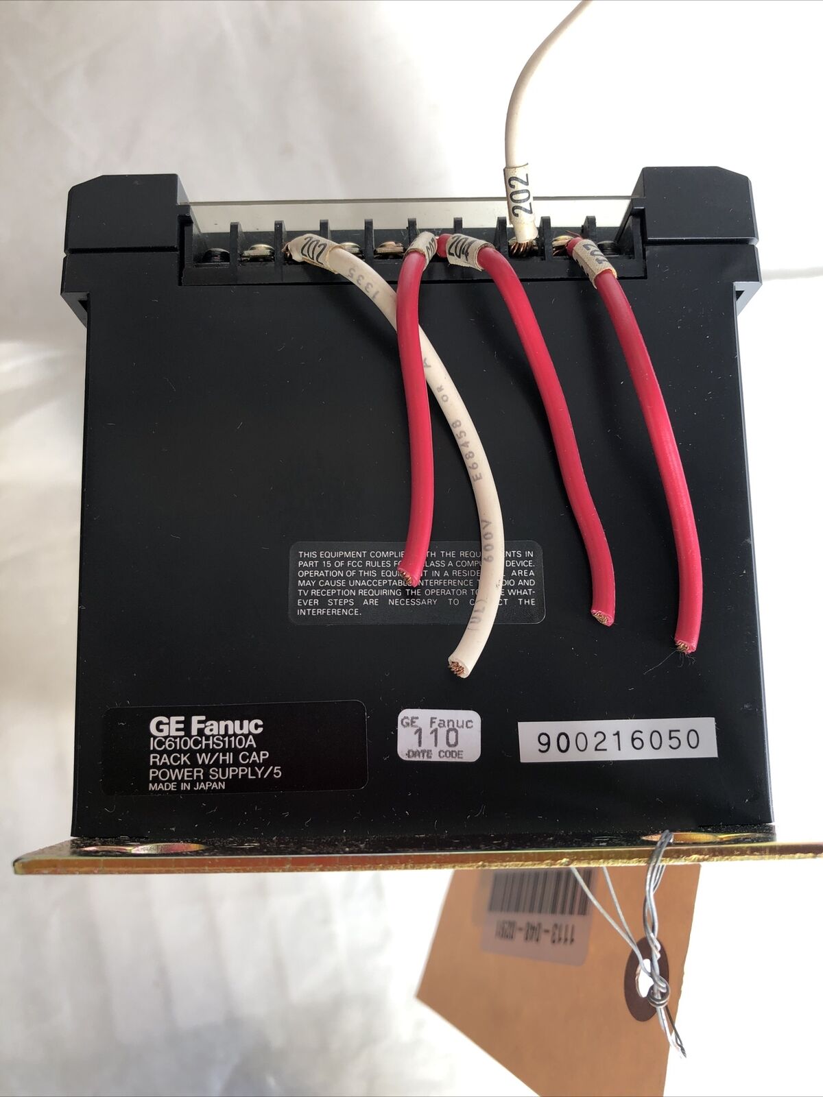 Ge Fanuc Ic610chs110a Plc System, Ic610cpu101c,Ic610mdl101a, Ic610mdl180a,Da