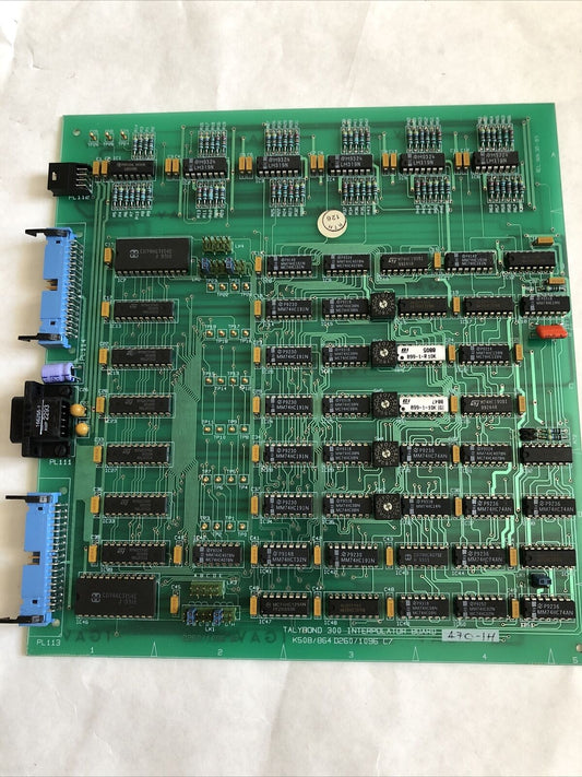 Talyrond 300 D260/1096 B7,K508/864 D260/1096C7 Interpolator Board Plc Board,Er