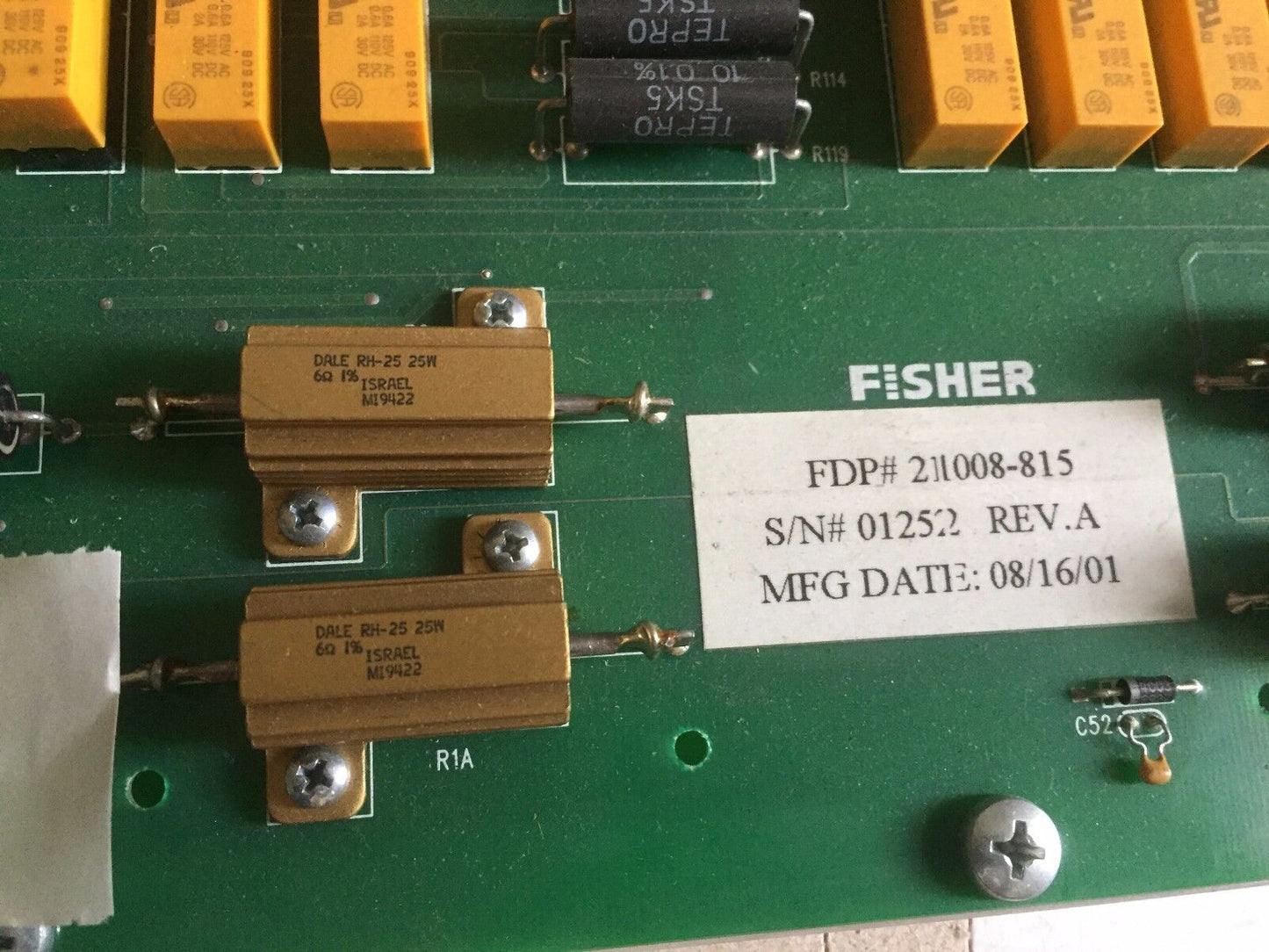 Fisher 2I1008-815,Fisher 211008-815,Fisher 21008-815,Ae