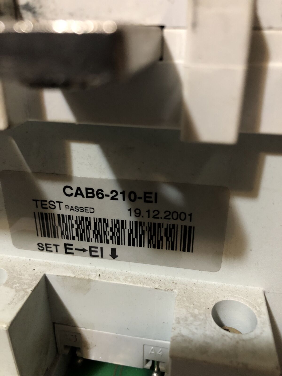 Allen Bradley Contactor Iec 110Kw 110/130Vac,A-B Cab6-210-Ei,11-10,208...277V,By