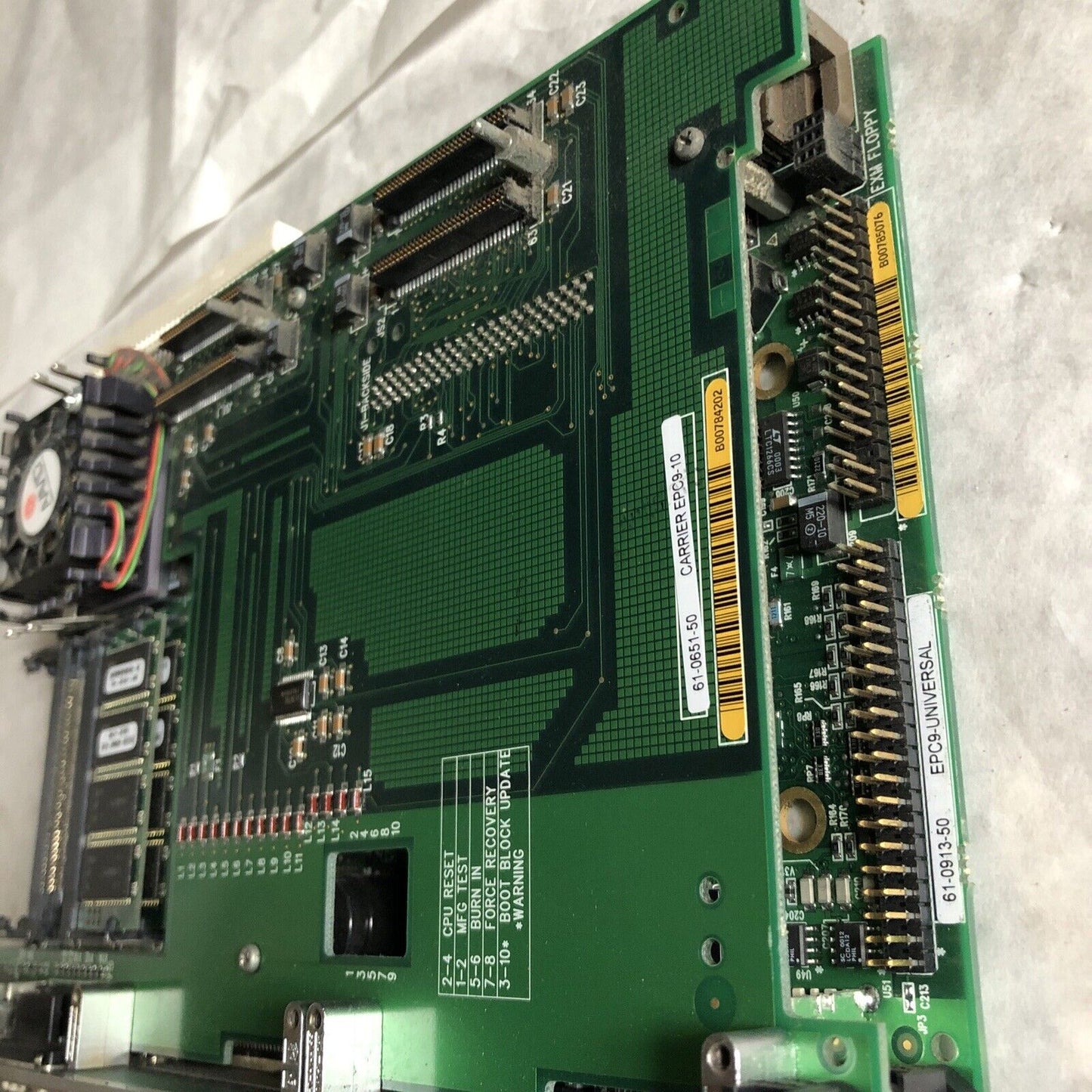 Radisys Epc-9,61-1054-00 Epm1,61-0651-50,61-0913-150,60-0305-05, Cpu Board,Ee