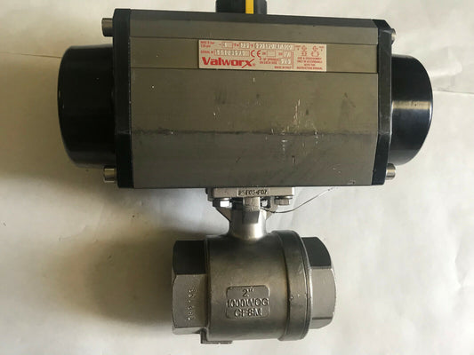 Valworx 530190 Ap100 Pneumatic Valve Actuator F05-F07,2" 1000Wog Cf8m,529102A,Sk