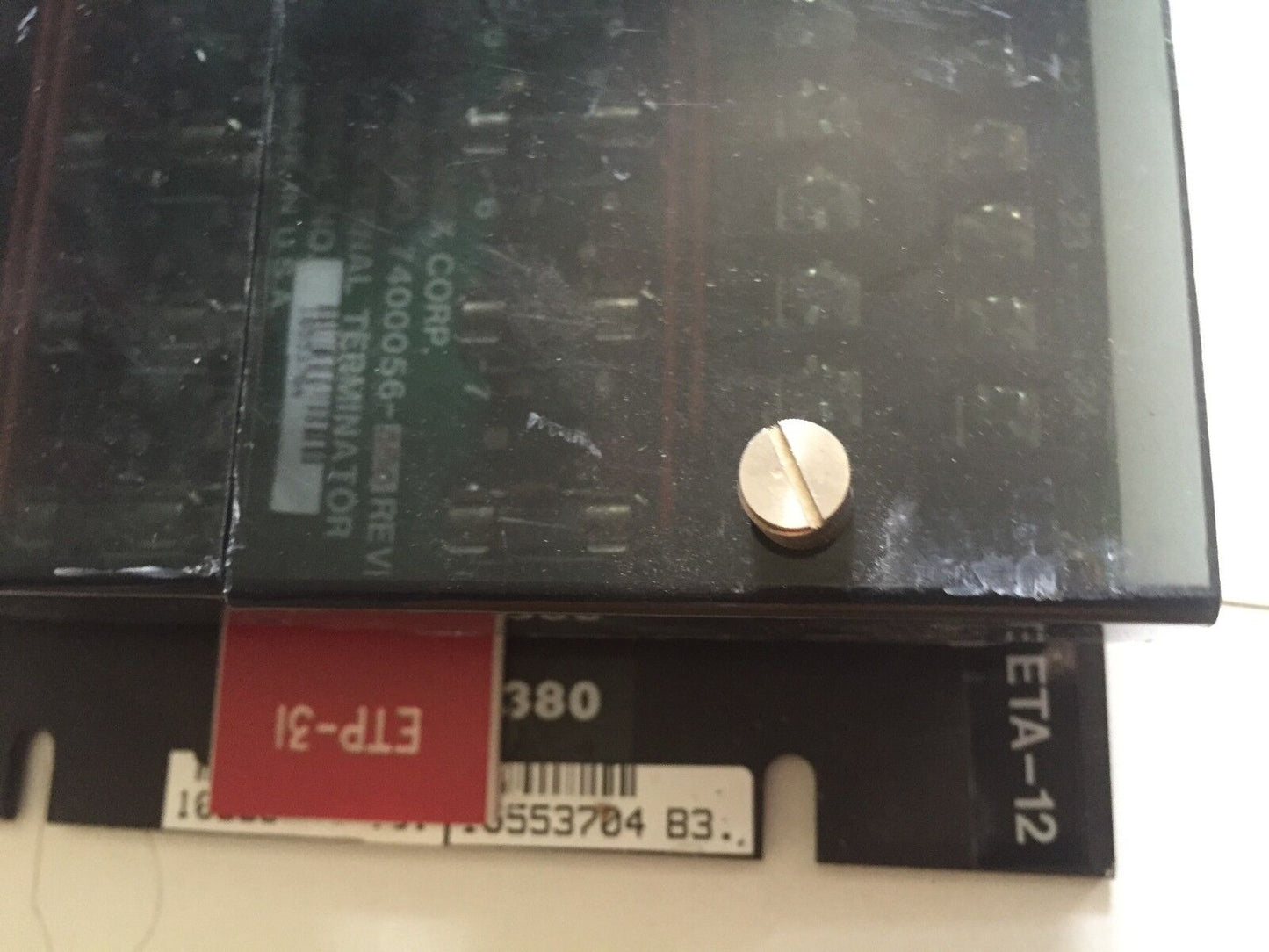 1 Set,(2Pcs) Triconex 3000110-380,2553-8 24V Rev Tricon Set Term,7400056-380,Bp