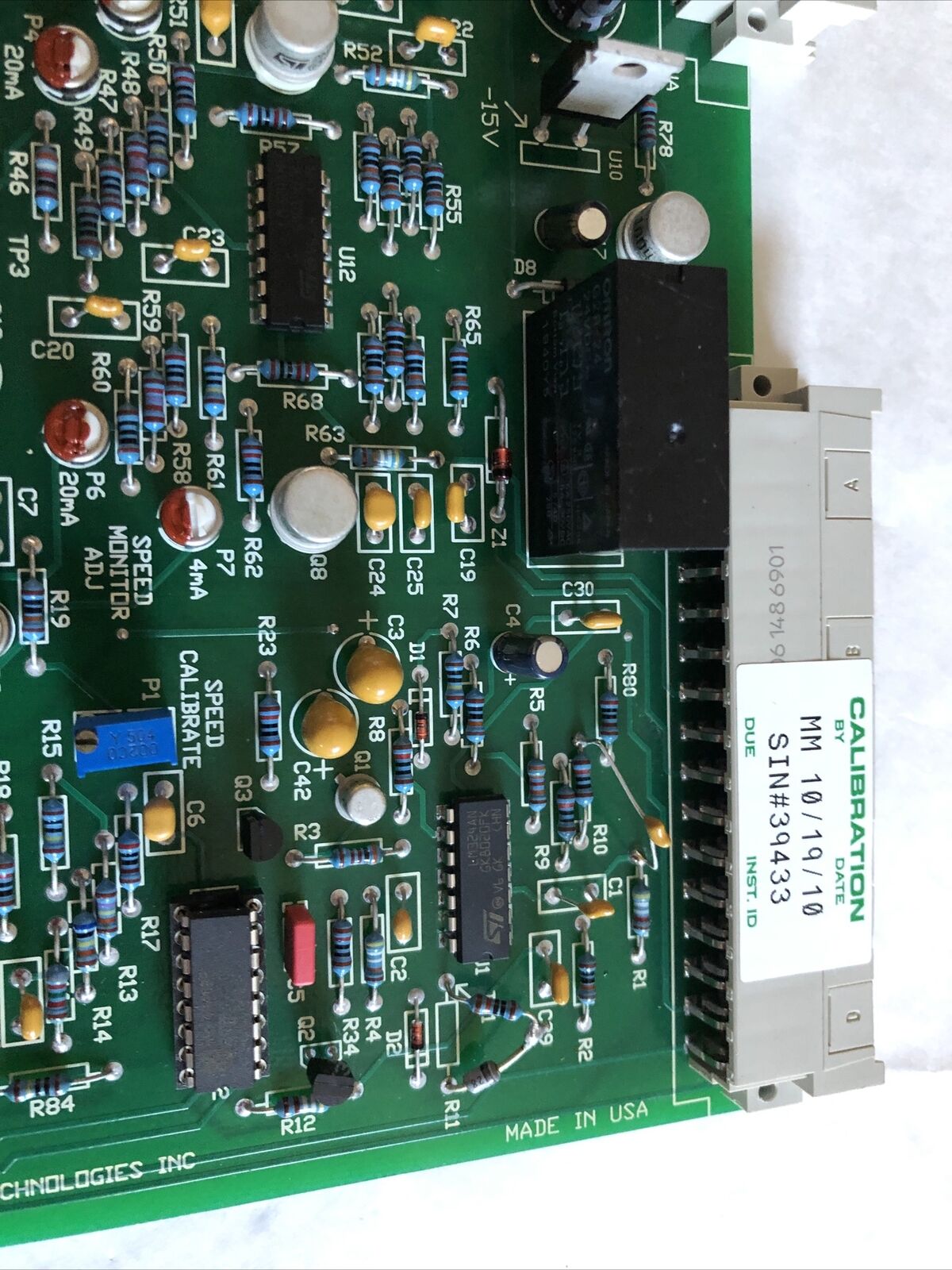 New Sames 63-1400-01 Powder Bsc-100 Rev.F Speed Control Card 72-1386-00,Fi