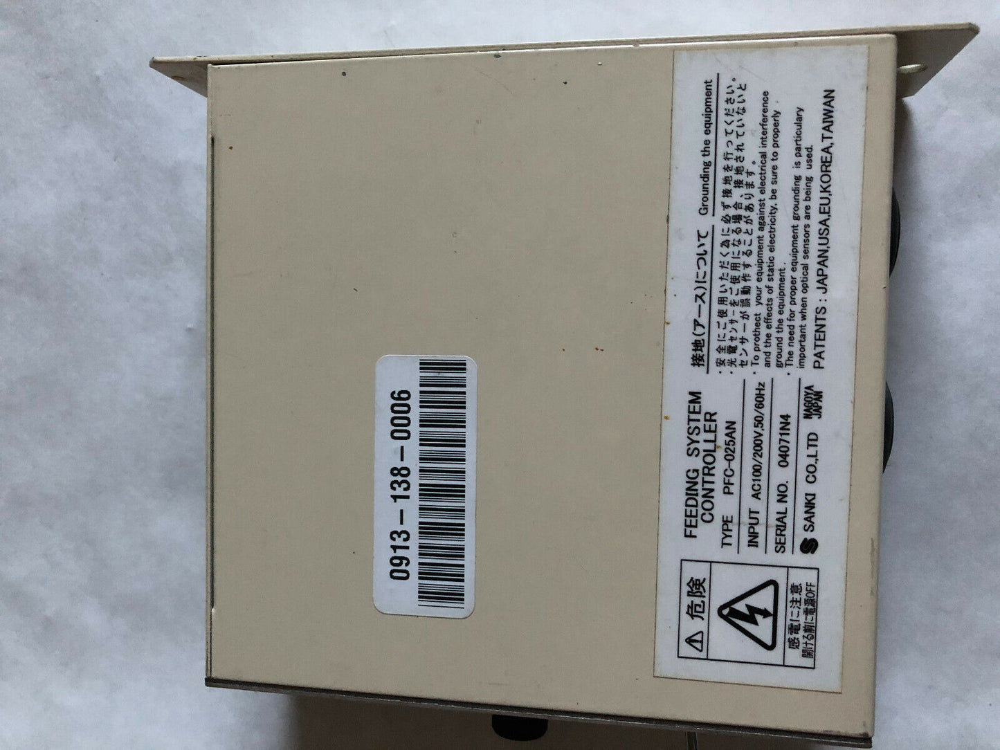 New Sanki Pfc-025A,Vvvf Supply Feeding Controller 100-200 Va Pfc- 025An,Sf
